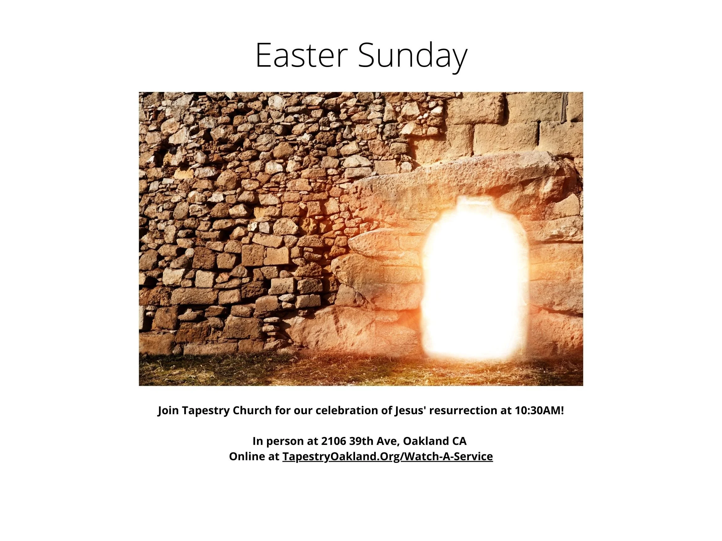 Holy Week Guide — Tapestry Church Oakland