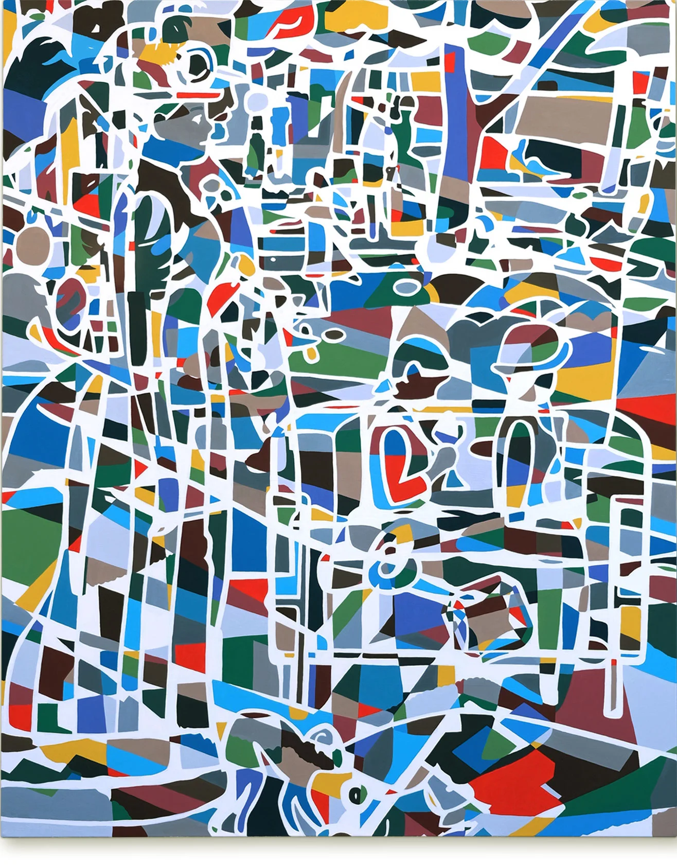   Imaginary Landscape No 18 , 2016 | Acrylic on canvas, 1520 X 1220mm,  Private Collection  