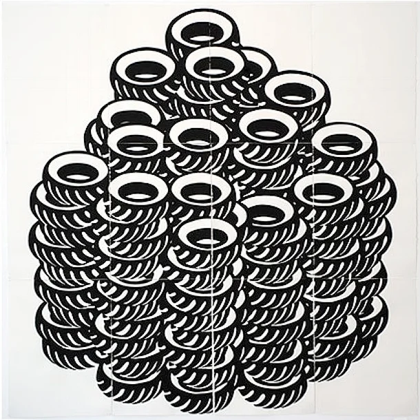    Inset,   2008 | Ink on Arches paper, 2280 x 2240mm 