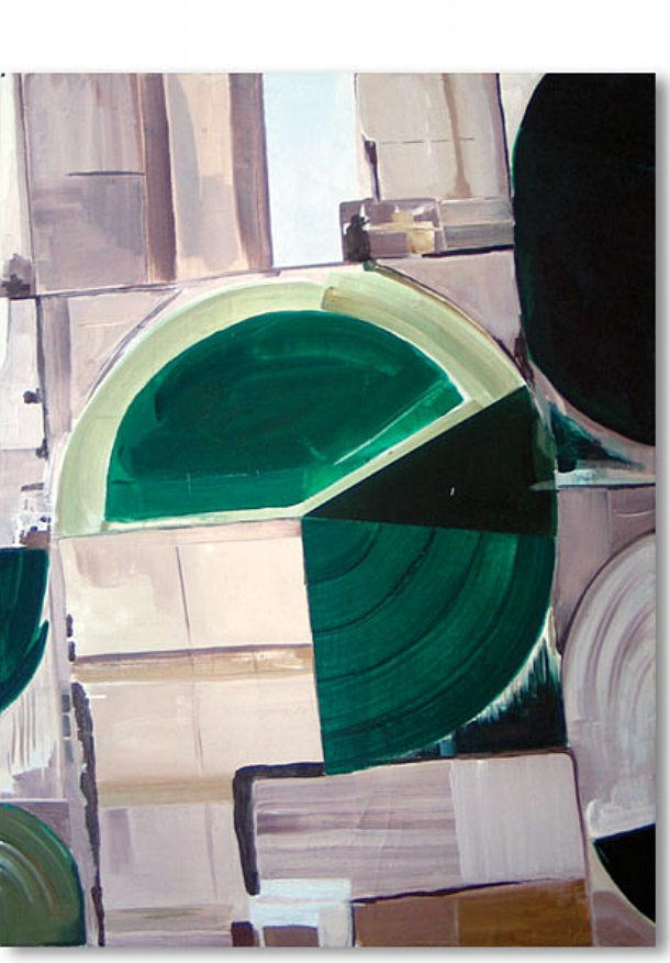    Golden Circle,   2008 | Acrylic on linen, 600 x 450mm,  Private Collection  