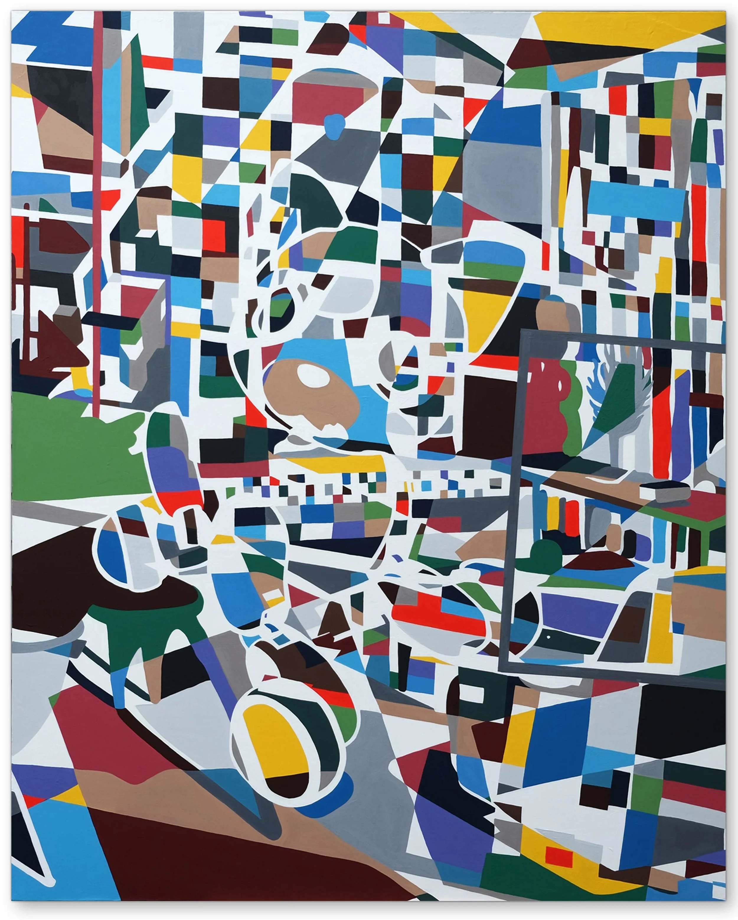    Imaginary Landscape No 16,   2016 |  Acrylic on canvas, 1524 x 1220mm 