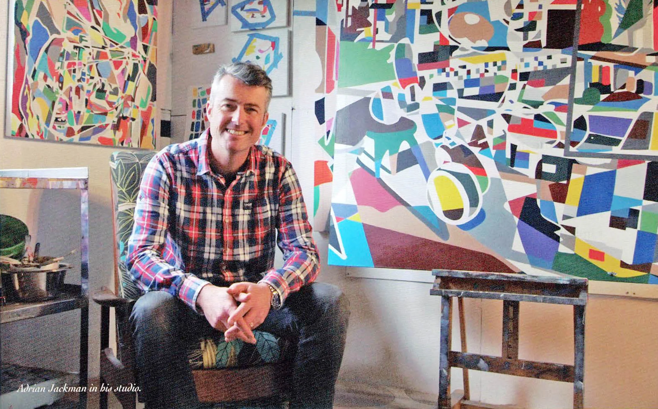     Colour, Shapes and a Change in Direction      -  by Simon Burt , Wairarapa Lifestyle Magazine, Spring 2017 