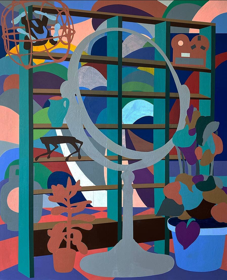   Objects in Mirrors are Closer than they Appear , 2021 | Acrylic on linen 