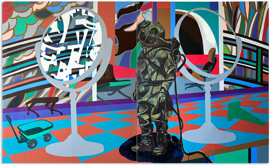   Total Recall , 2021 | Acrylic on linen 