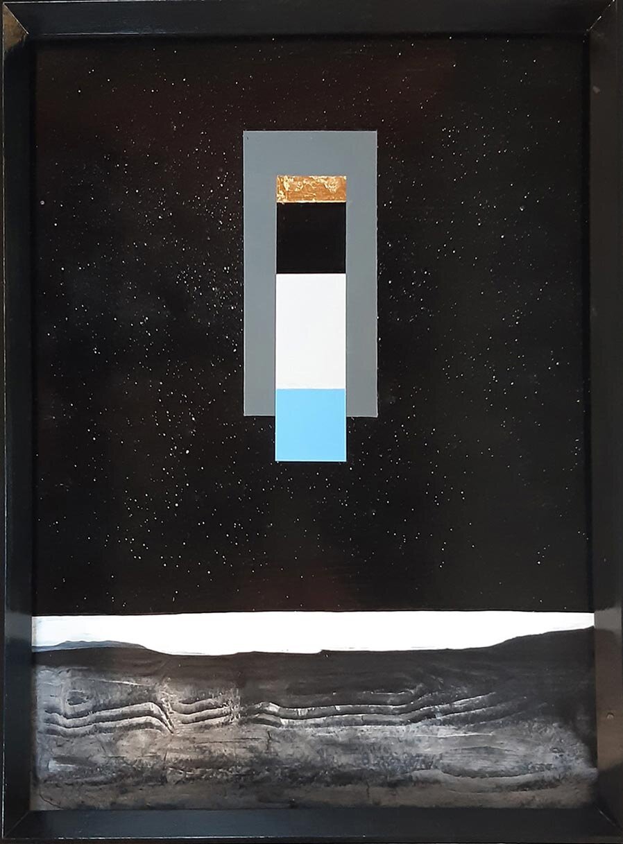   Traphic Overhead , 2021 | Acrylic on canvas 