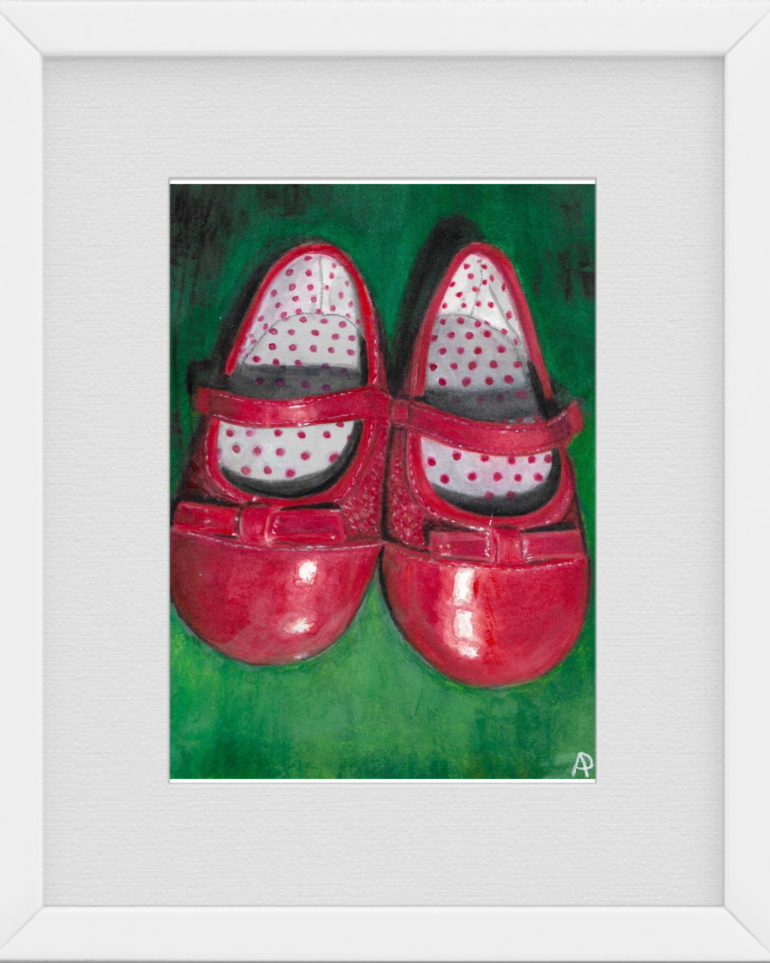Jasmine's ruby red shoes