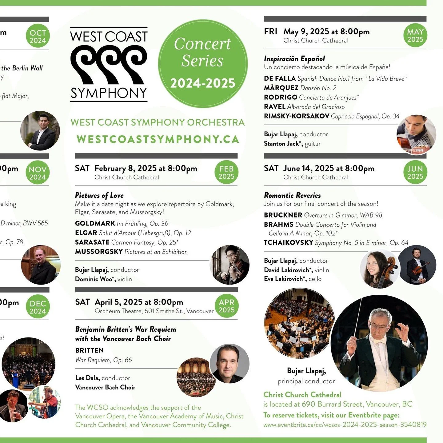 We already can't wait to perform Brahms Double Concerto with the West Coast Symphony on June 14th, 2025 in Vancouver! 🎶🎻✨