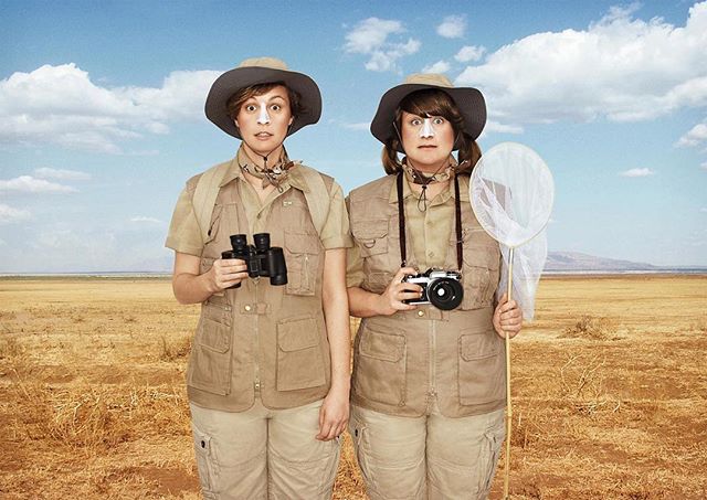👭 The Tourists 🦋📷 ⠀
⠀
⠀
⠀
#portraits #environmentalportraiture #createinspire #tourists #safari #postcards #vacation