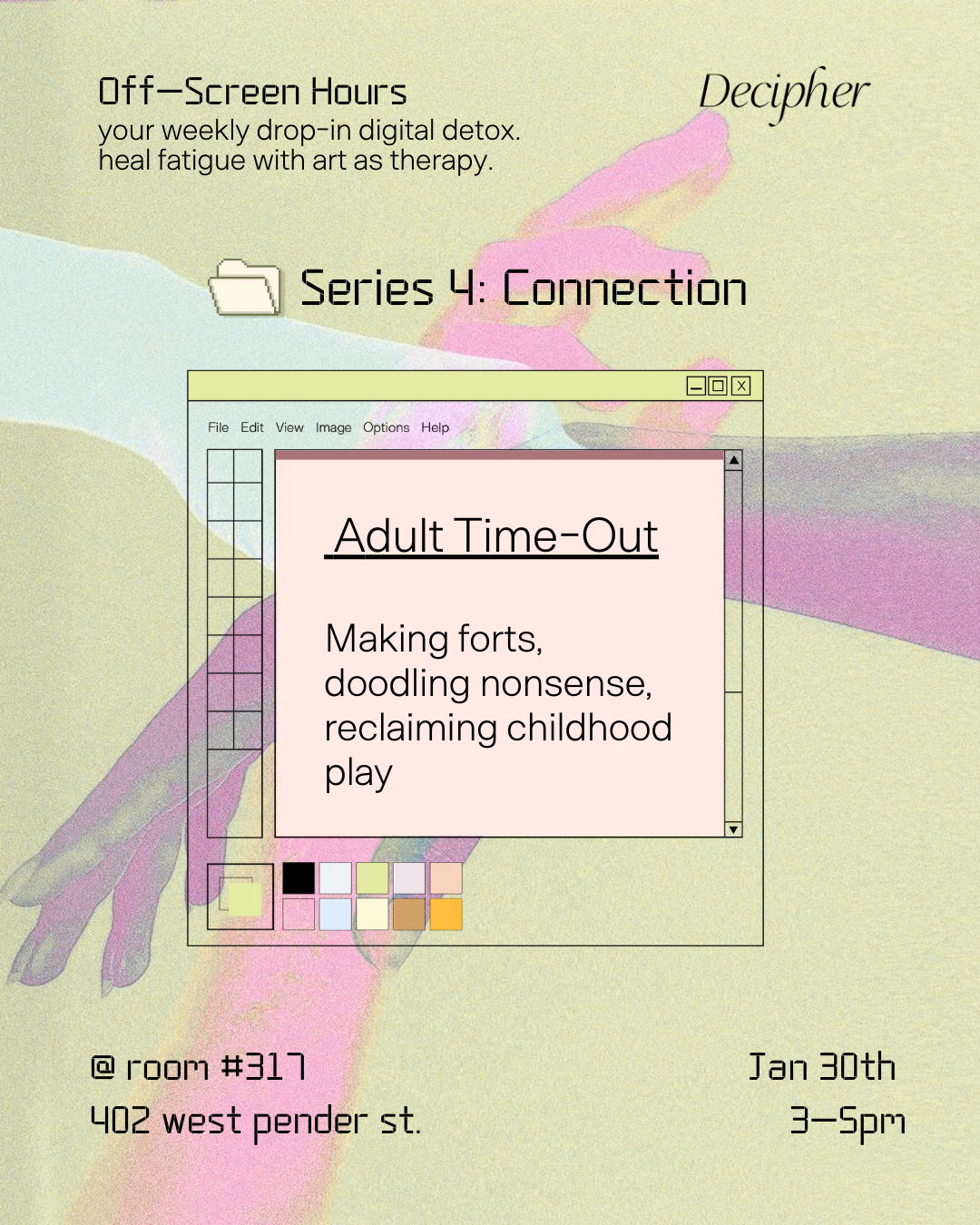 Adult Time-out: Off Screen Hours (Jan 30)