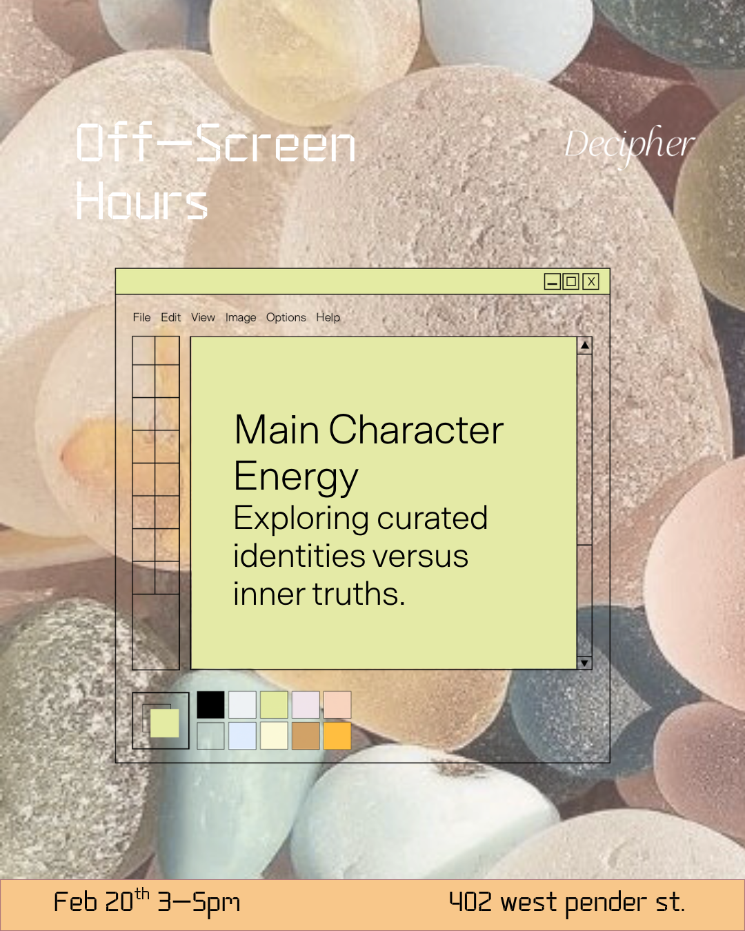 Main Character Energy: Off Screen Hours (Feb 20)