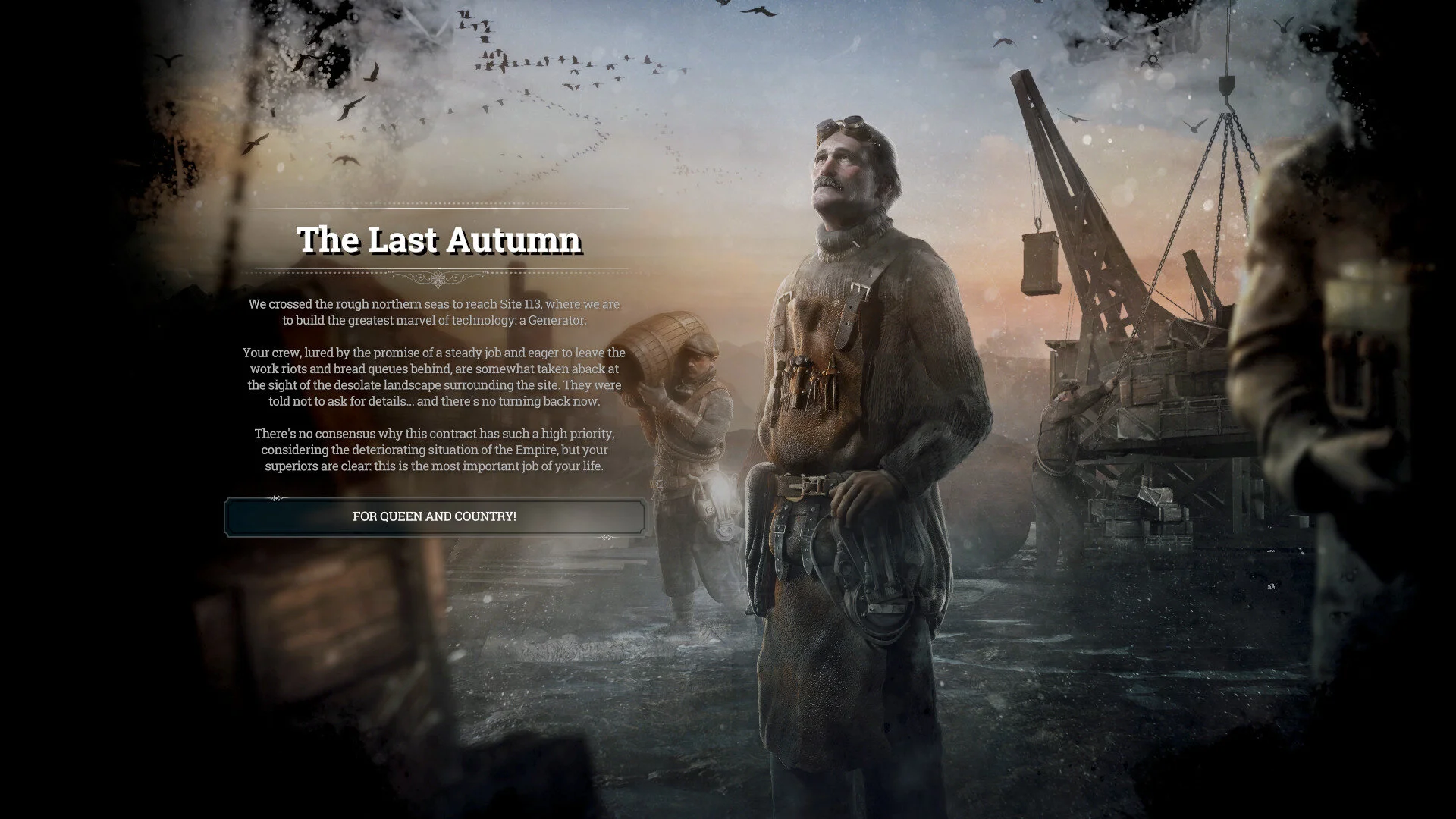 Frostpunk The Last Autumn Dlc Let S Us See A World Before The Frost Frags Of War