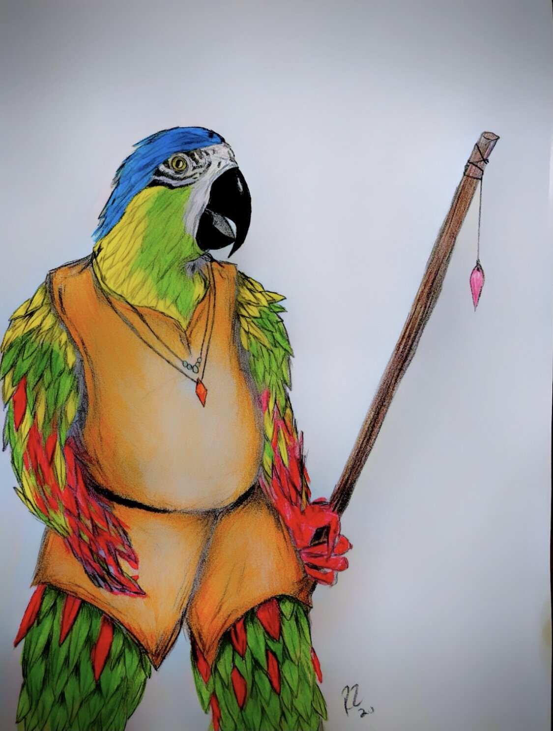 A tropical traveler