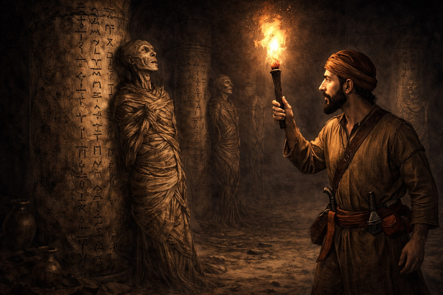 Standing Mummies of the Nahal Labyrinth  