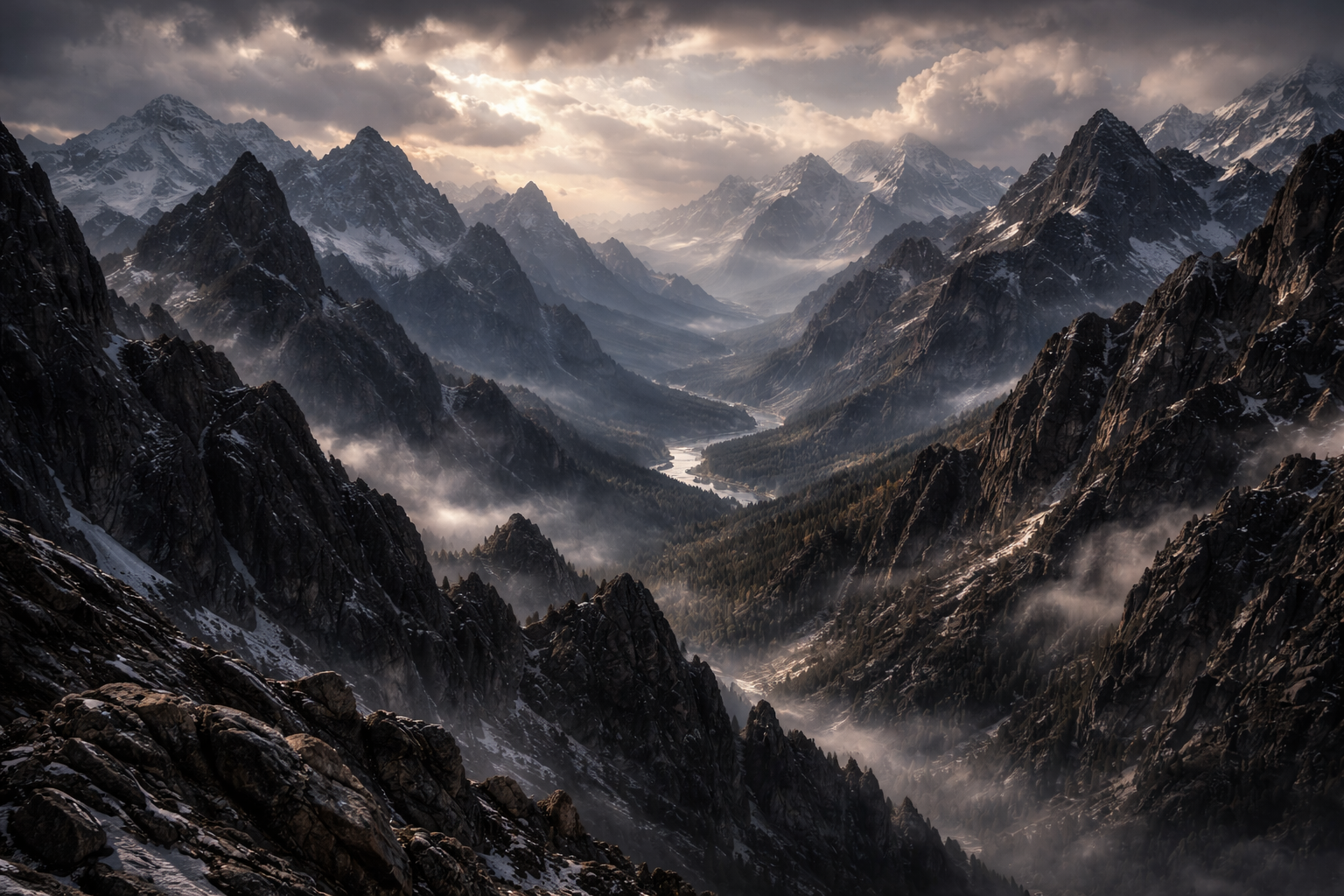 The Blacksteele Mountains