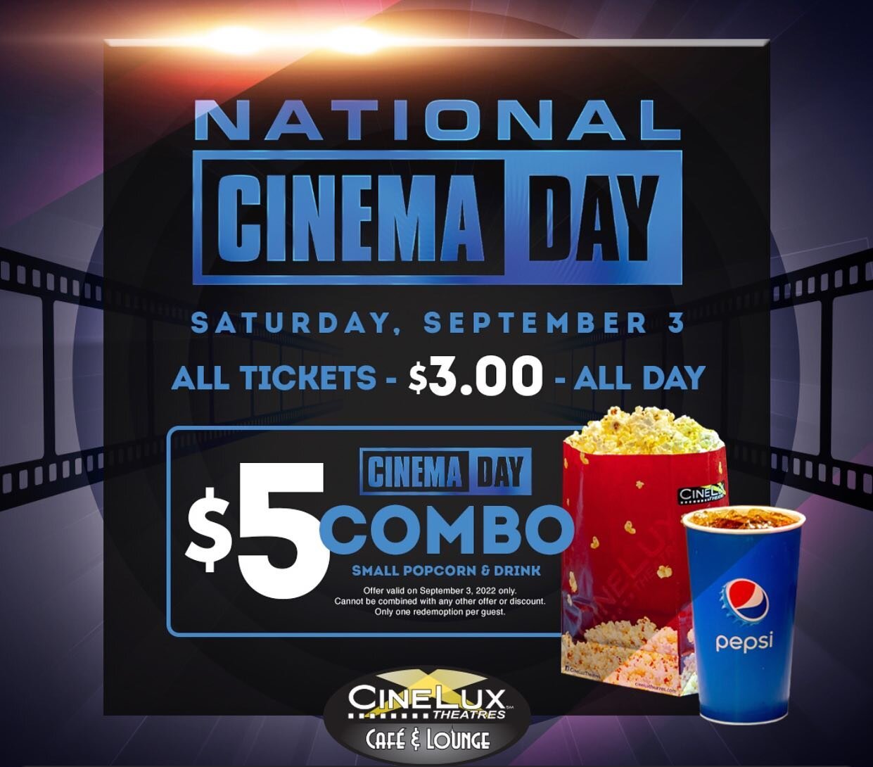 Love the movies? Love $3.00 admission? Visit Cineluxe Tennant Station today to enjoy air conditioning and $3.00 movie tickets all day long 🎥 #95037 #buylocalmorganhill #choosemorganhill #morganhilllife #morganhillliving #morganhillca #morganhillcali