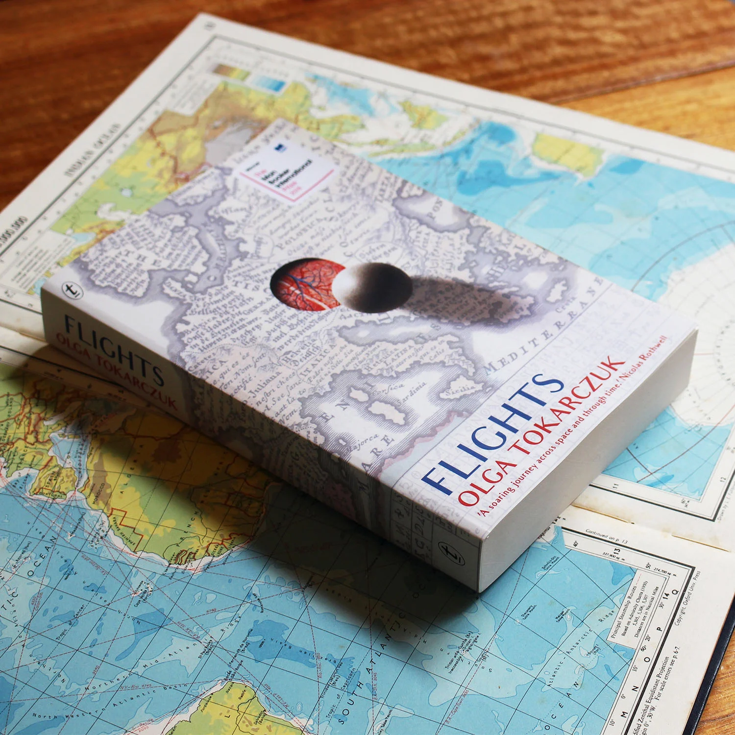Flights by Olga Tokarczuk. "This brilliant novel in parts is originally constructed, and brilliantly written."