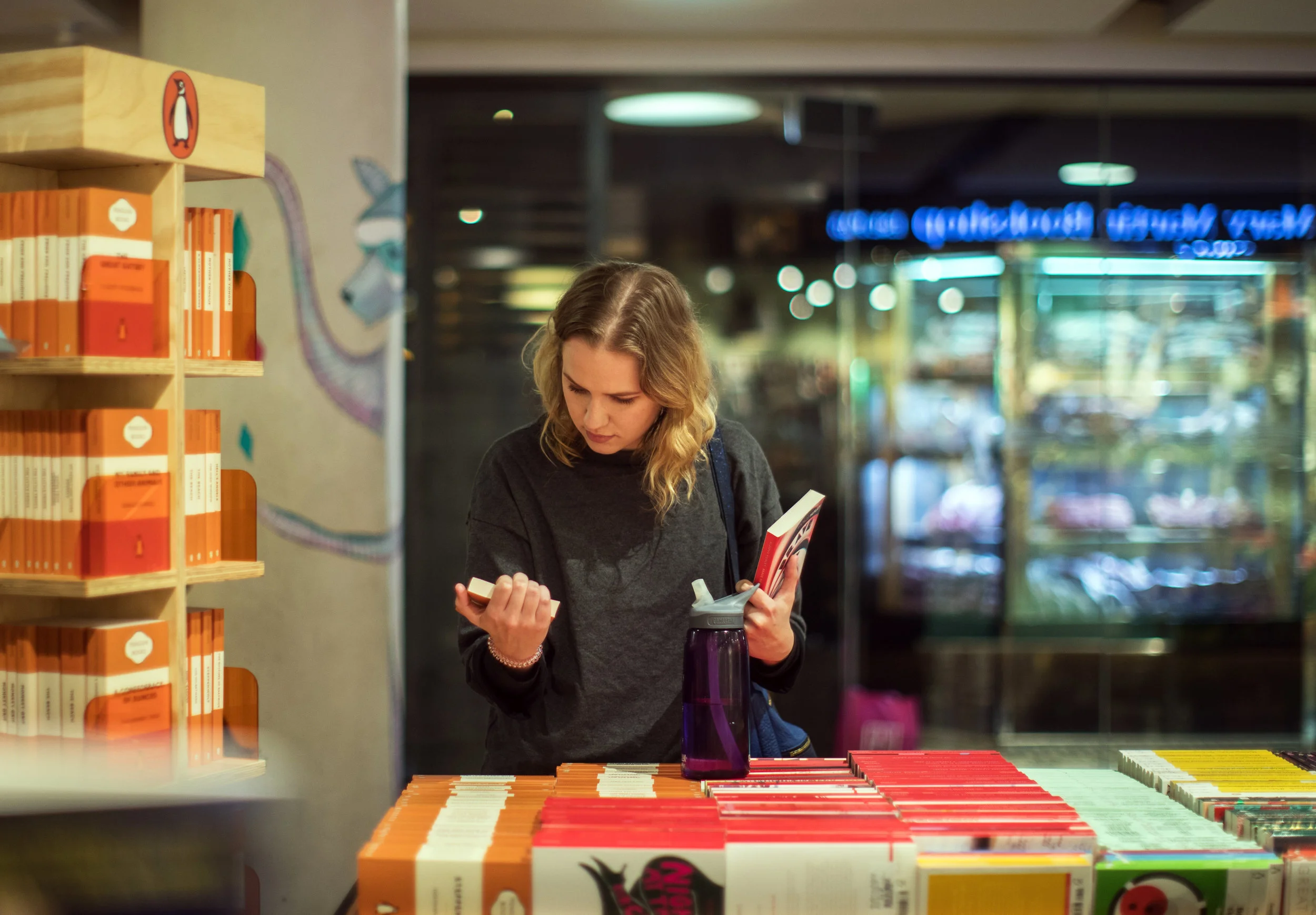 Girl Browsing Books