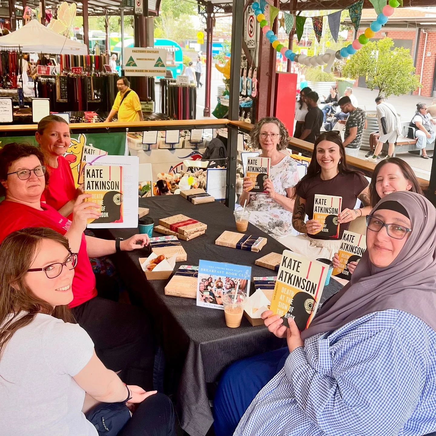 .
Breakfast Book Club | Kate Atkinson 
.
There really is nothing quite like the sound of a robust discussion on the merits and flaws of a book first thing in the morning amidst the early crowds at the @vicmarket 
.
In our final Crime Breakfast book c