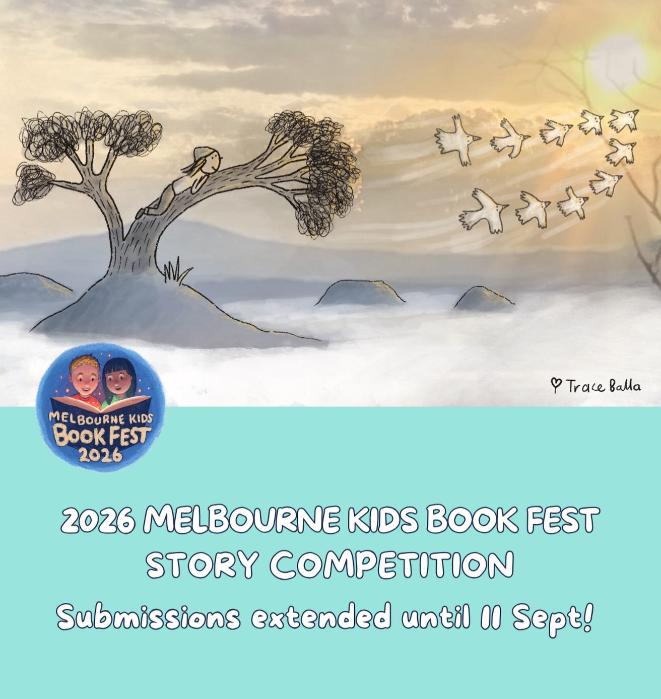 Good news for young writers and artists - the submission date for the Kids Book Fest story competition has been extended until 11 September due to popular demand. 

If you know a young person under 14 who likes to write or create art, there&rsquo;s s