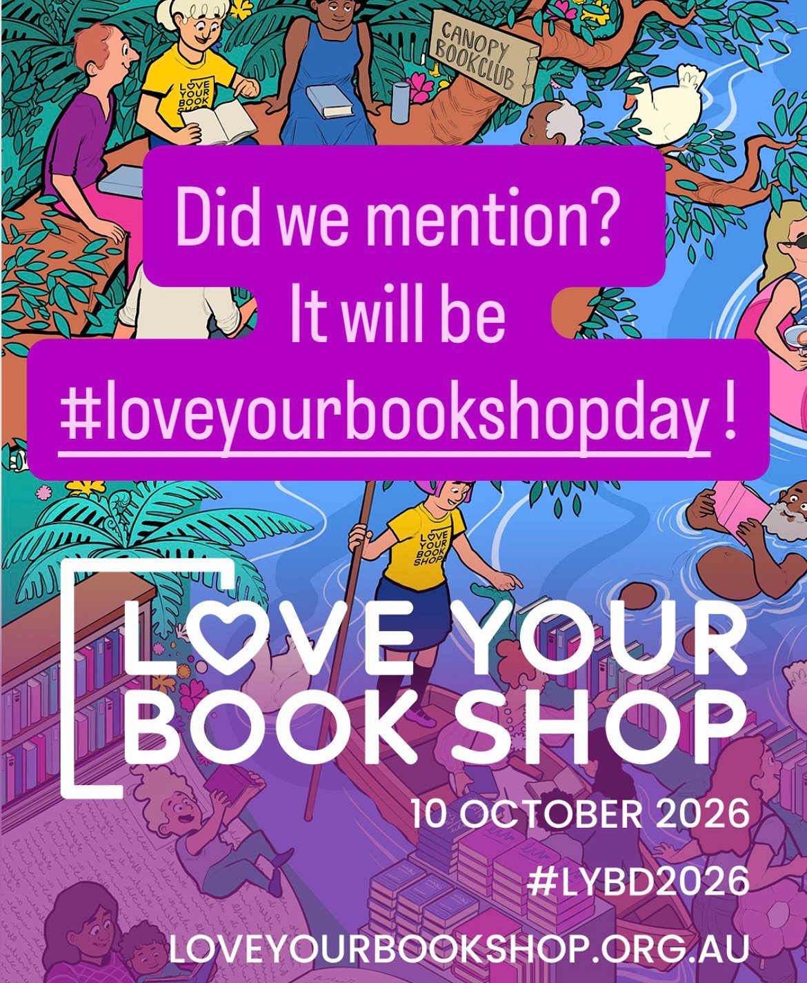 Saturday Oct 10 is #loveyourbookshopday !

And we will have a few things in store for you. 

We are launching the Market Kitchen Cookbook Club @southmelbournemarket with Jessica Holmes @sweetestmenu who will be bringing a cake and a friend, Chef Daen