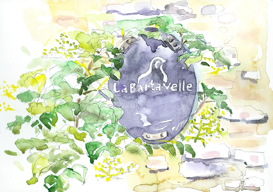 La Bartavelle Restaurant Goult sign (Copy) (Copy)