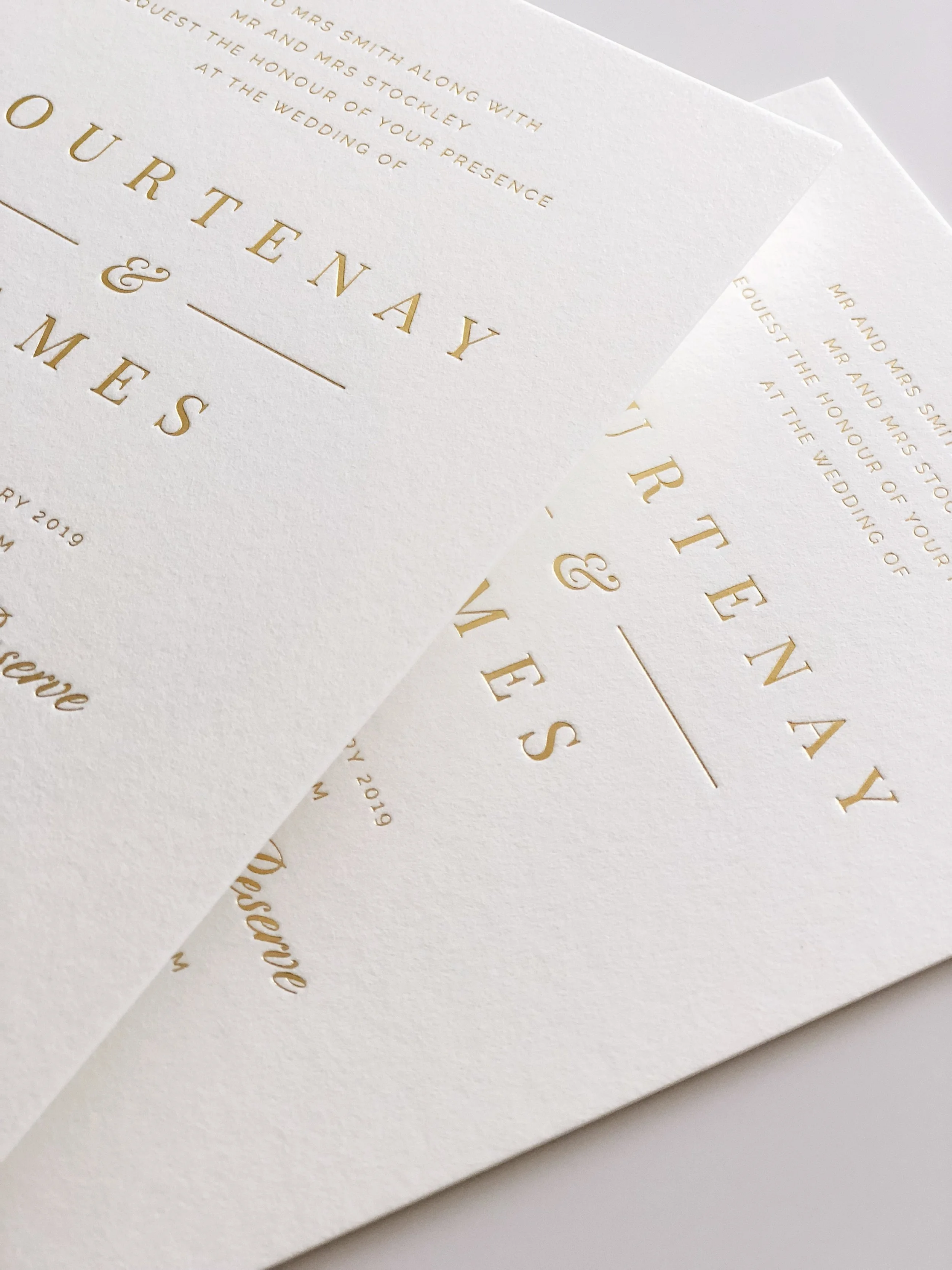 ‘I Do’ - Gold Foil