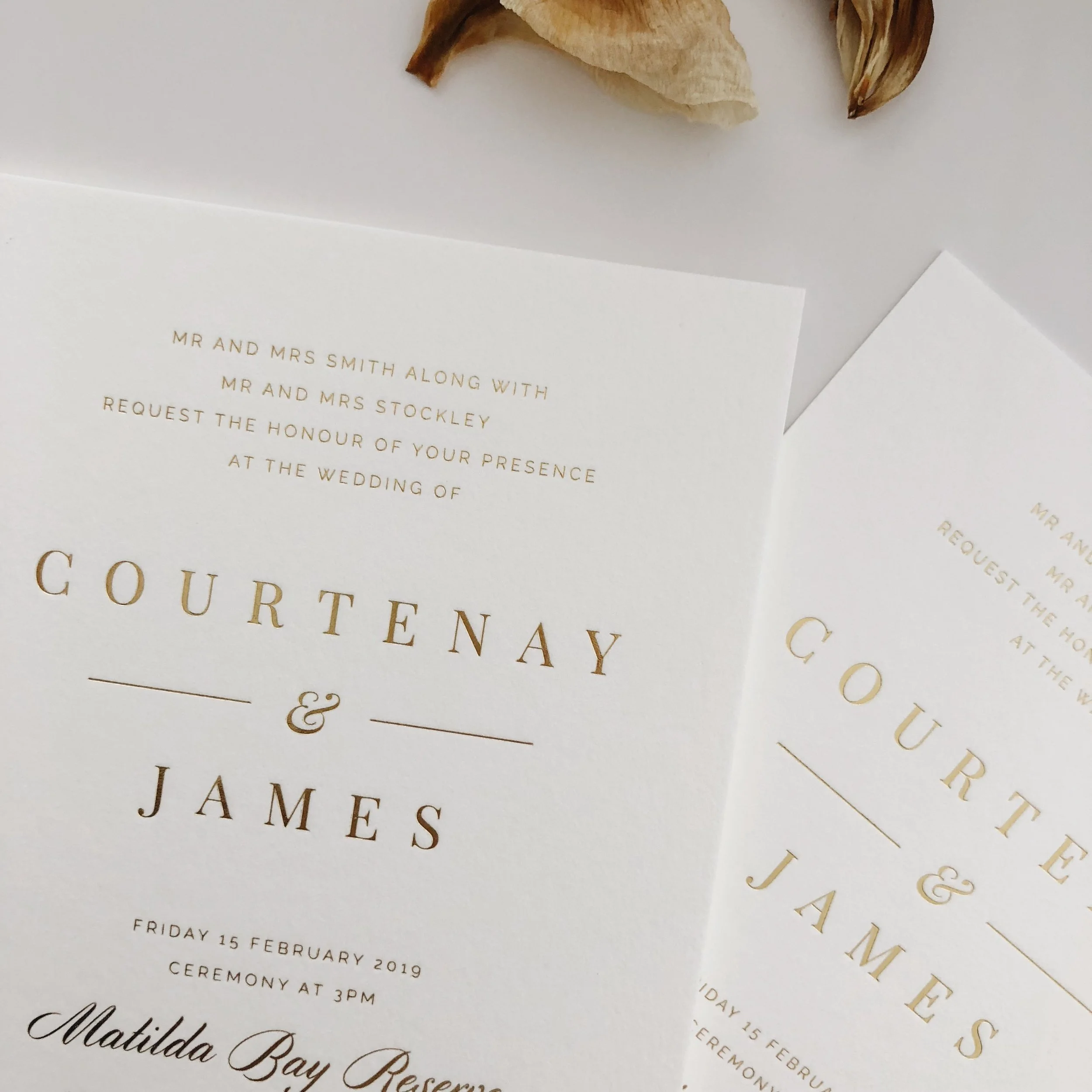 ‘I Do’ - Gold Foil