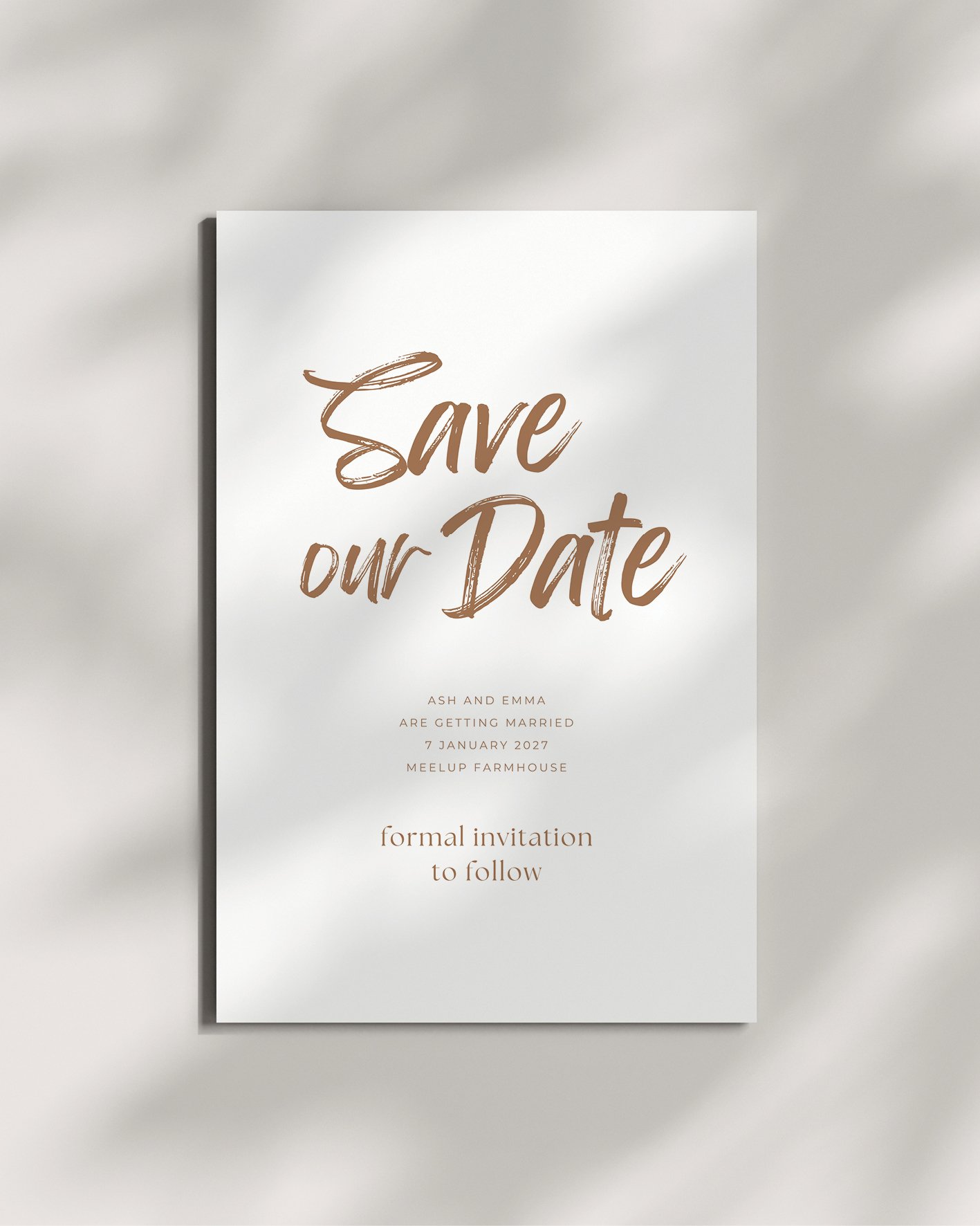 With Joy - Save the Date