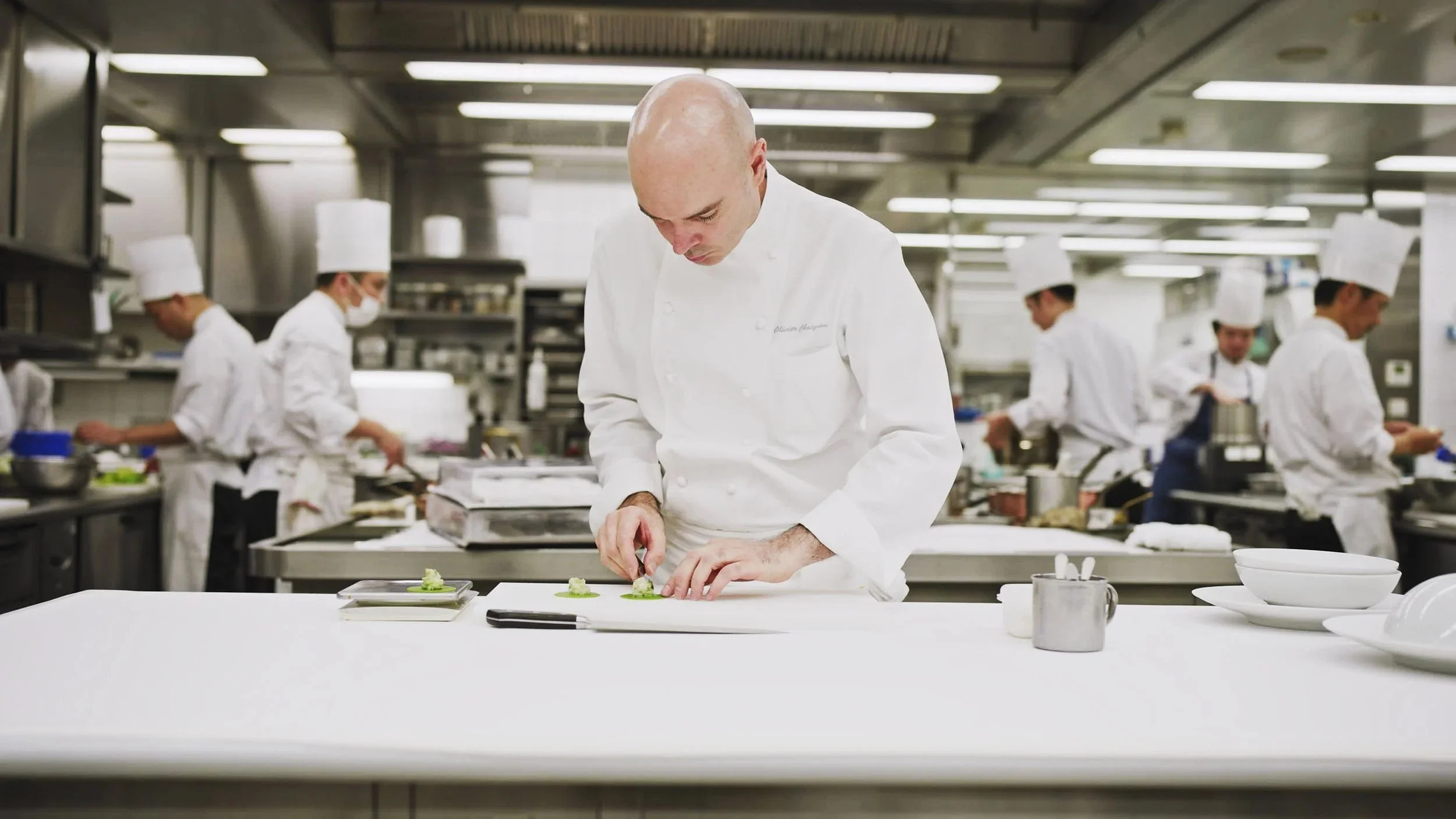 Ruinart champagne film at three-Michelin-star L'Osier in Ginza, Tokyo
