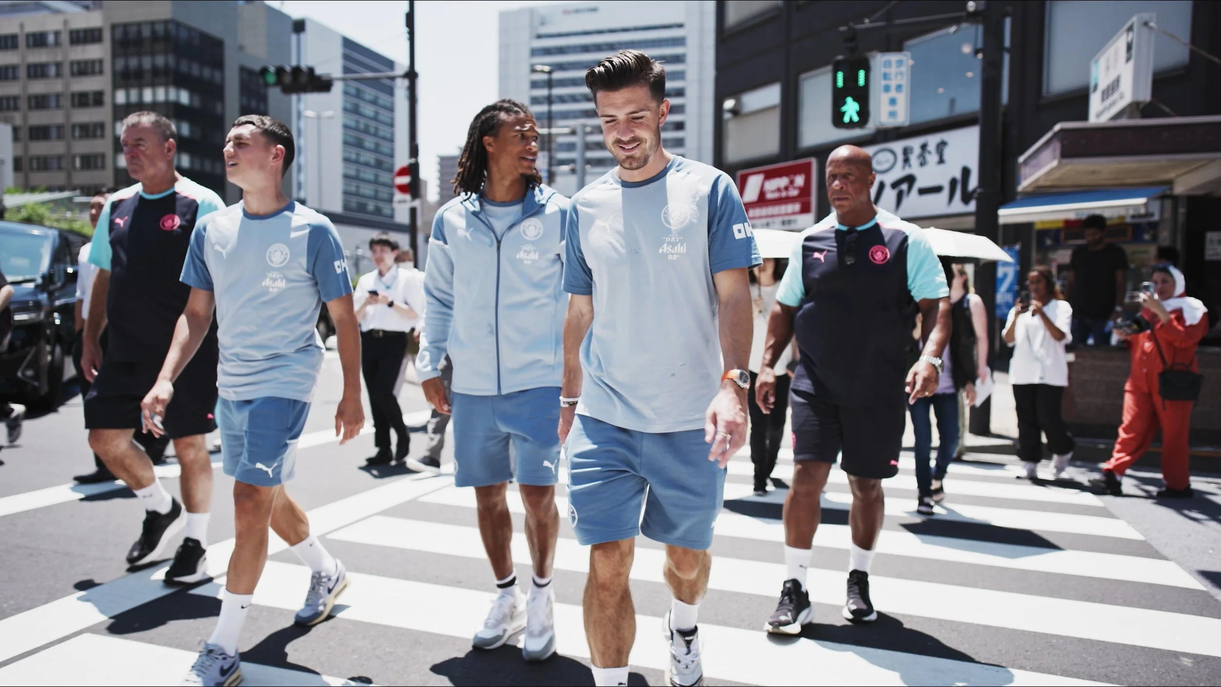 Manchester City FC meets Tokyo brand film. 