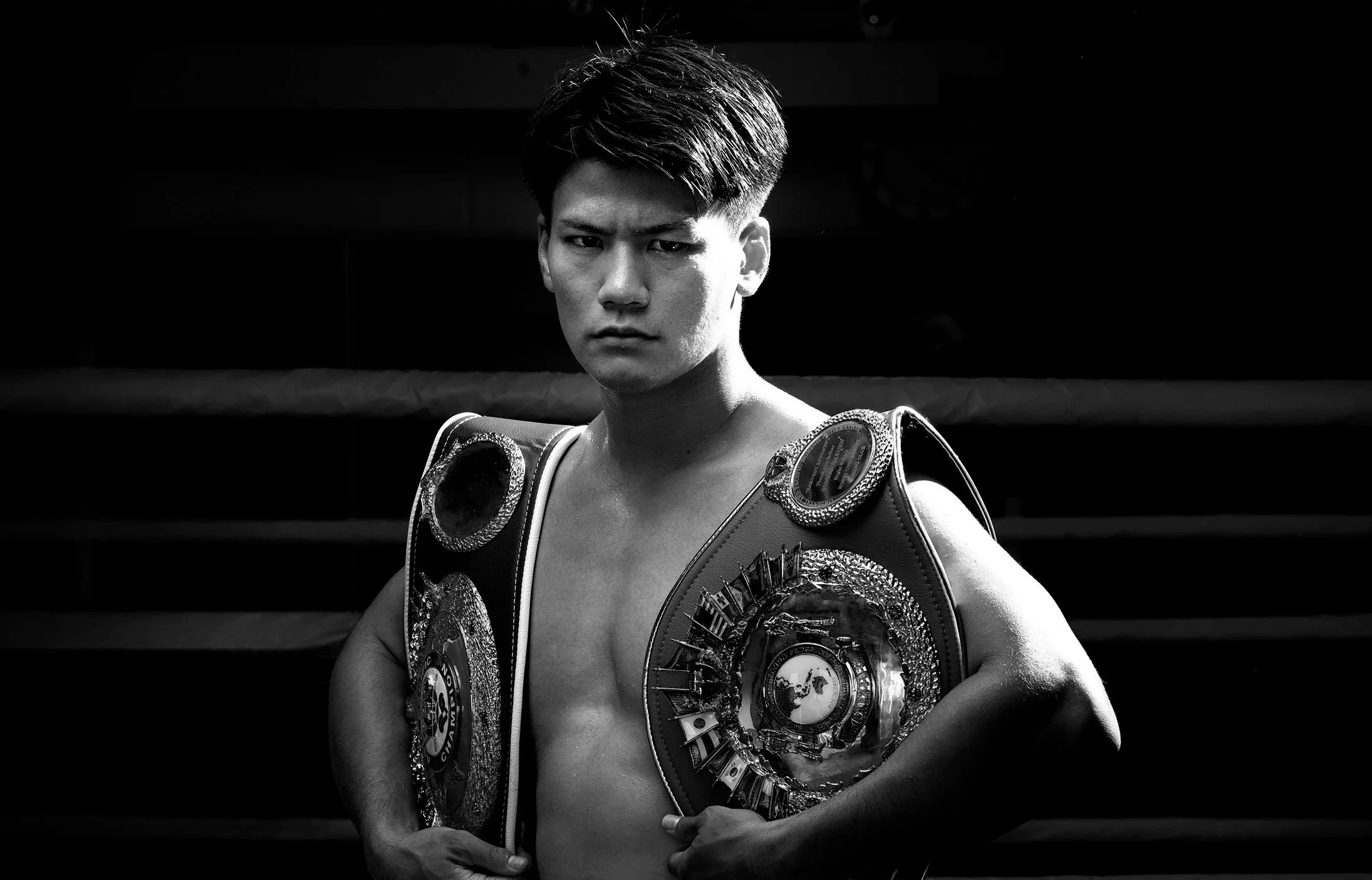 Takeshi Inoue boxing fight promotion photography in Tokyo