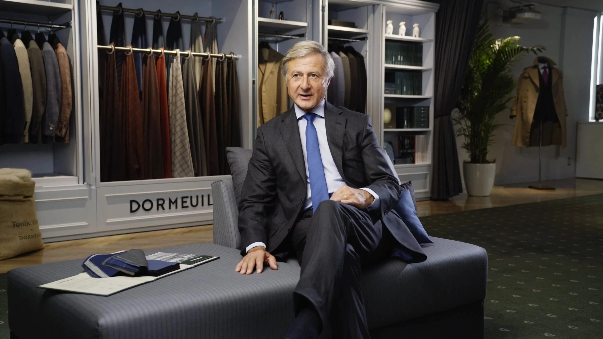 Dominic Dormeuil interview in the Dormeuil brand values film shot in Japan