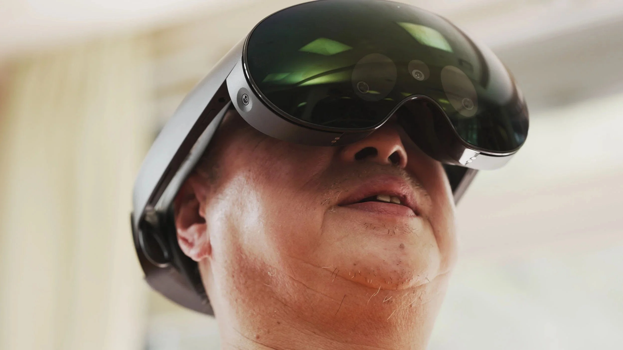 VR headset in the Meta Community Voices short documentary filmed in Japan