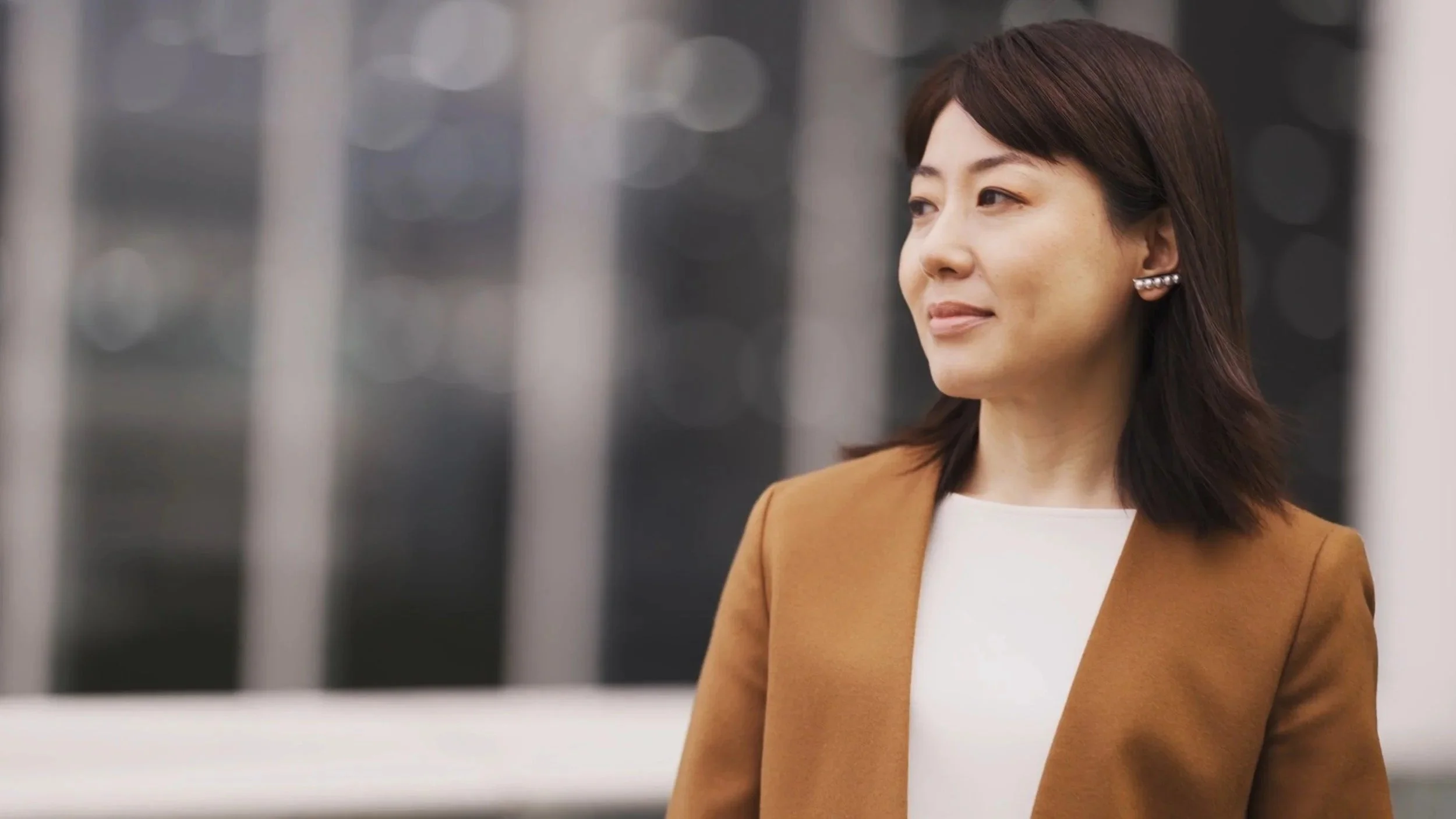 INFINITI QX60 designer interview filmed in Yokohama, brand video production Japan