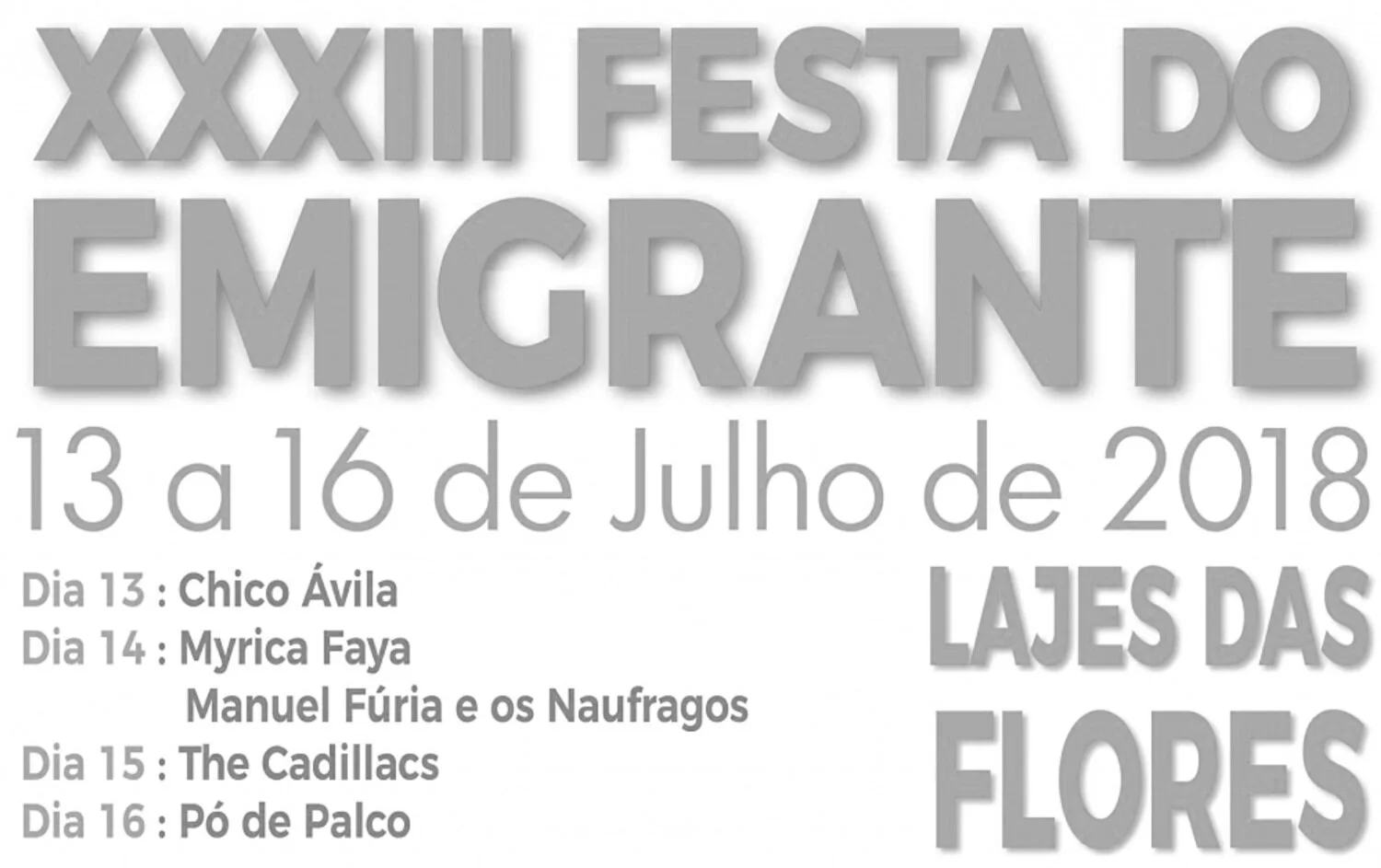 Festa do Emigrante 2018