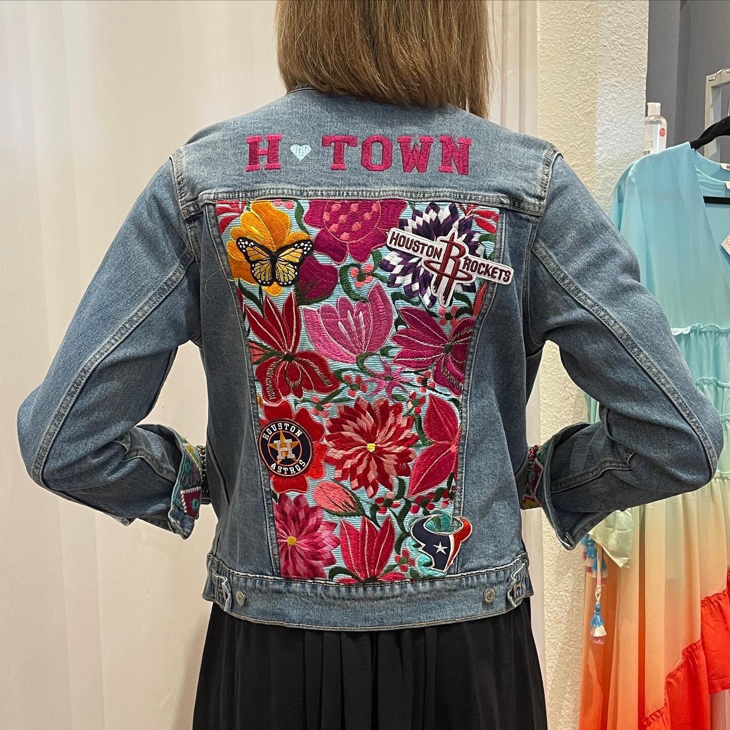 Happy 186th birthday, Houston! 🚀 H-Town coats available in all sizes for $299 ❤️ DM to order!