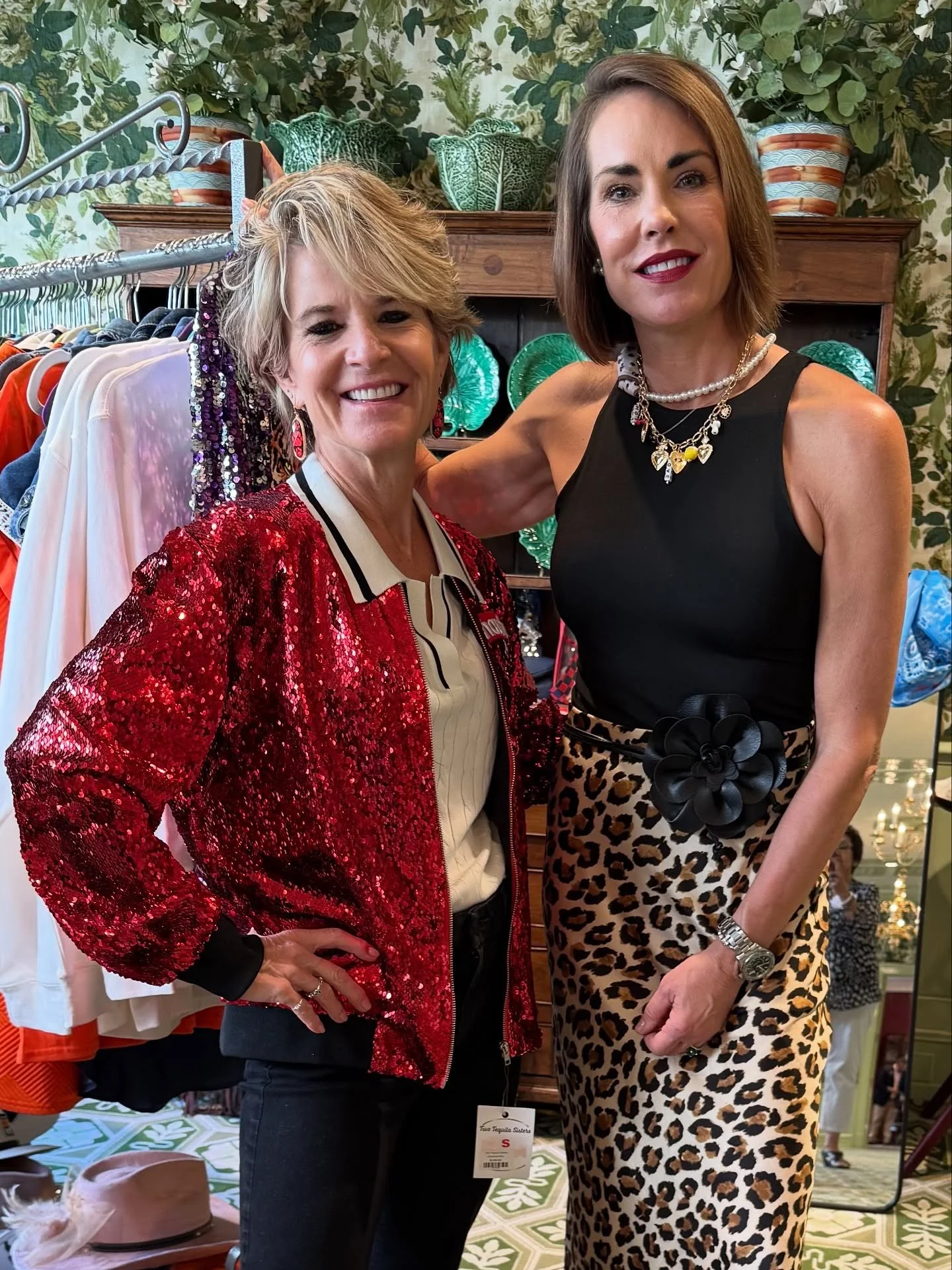 📣 Exciting news!!! 📣 We&rsquo;re here today at the @lwihouston Luncheon and tomorrow, you can find us at the Go Tejano Fashion Show! Come see us and shop our one-of-a-kind custom collection of denim, tops, and accessories. You deserve it 😏

📍Juni
