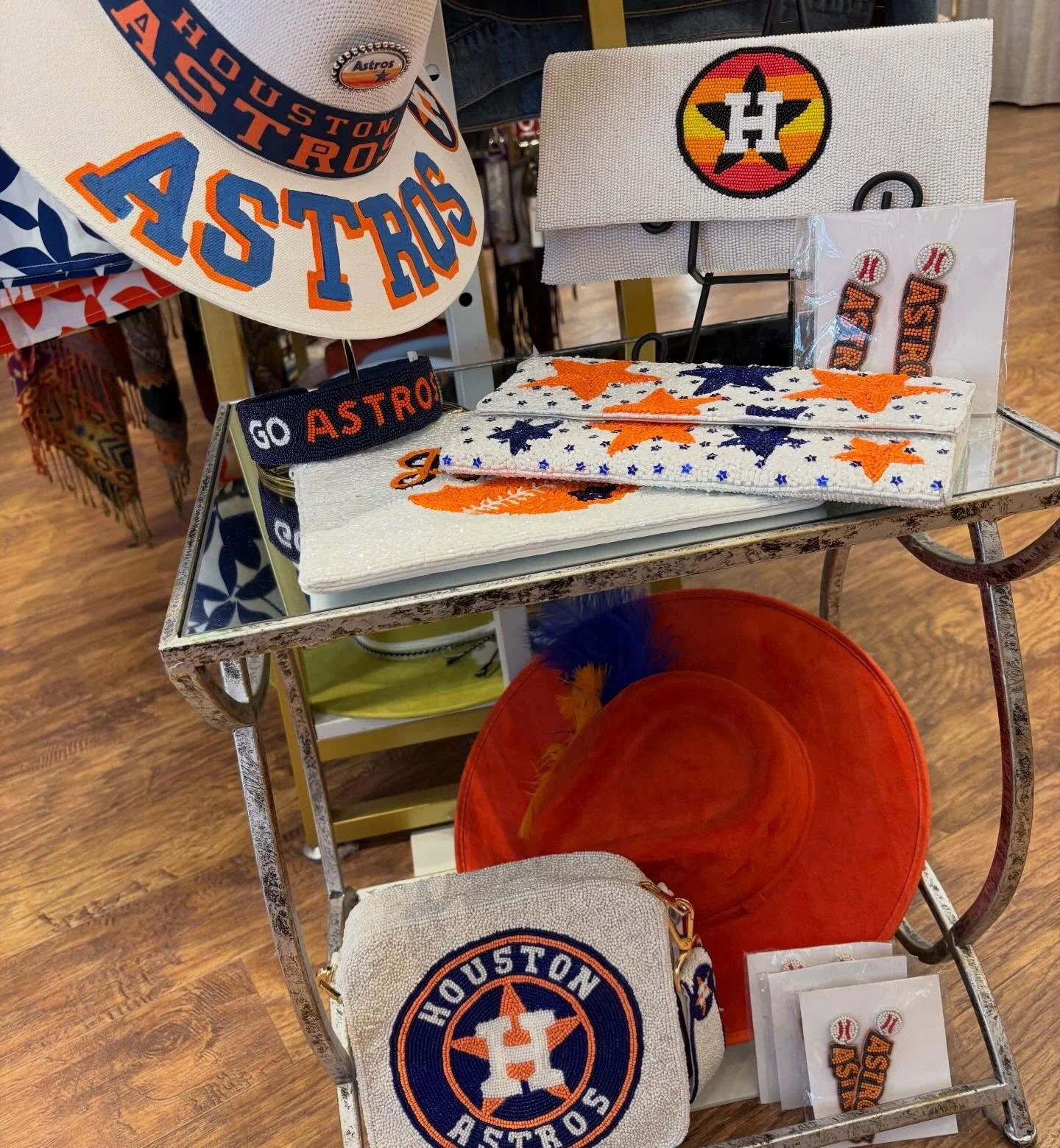 Opening Day calls for two things: cute merch and tequila 💫

Suit up in your TTS &lsquo;Stros gear and sip in style this MLB season. Because the only thing better than first pitch&hellip; is first sip. 🧡🥃 ⚾️

All items available for purchase at @th