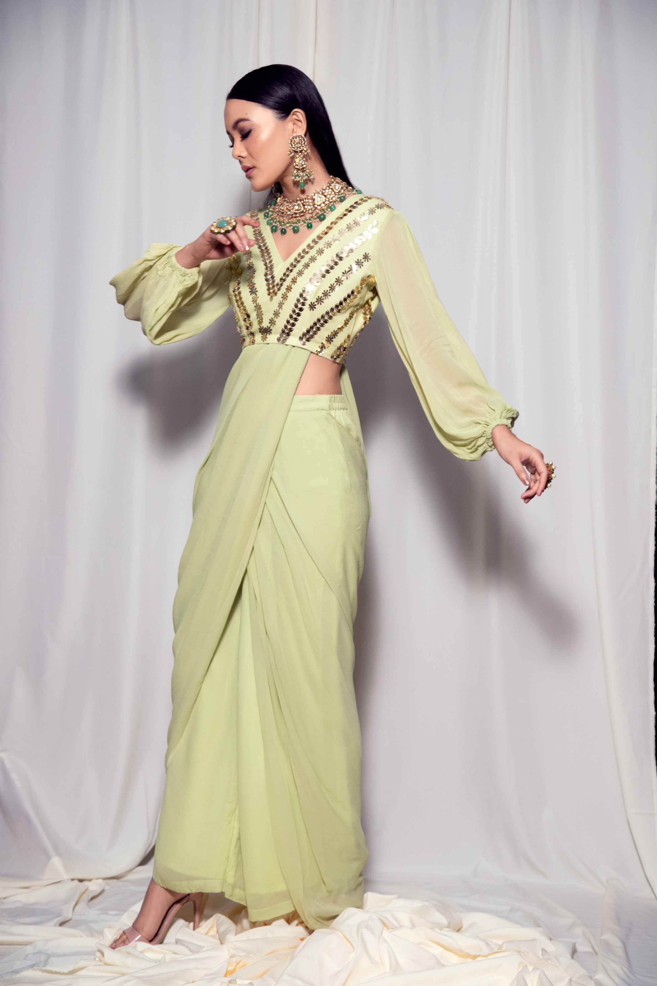 pant saree