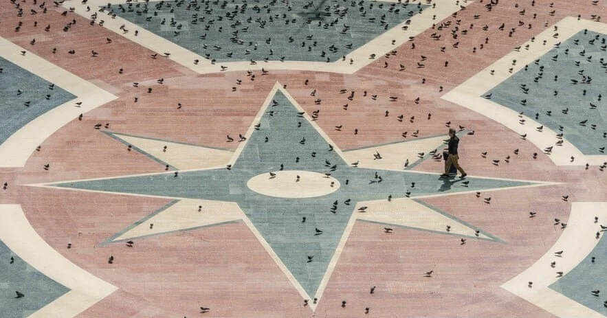 Plaça Catalunya, the main square in Barcelona, eerily deserted during the coronavirus pandemic.(The Guardian)
