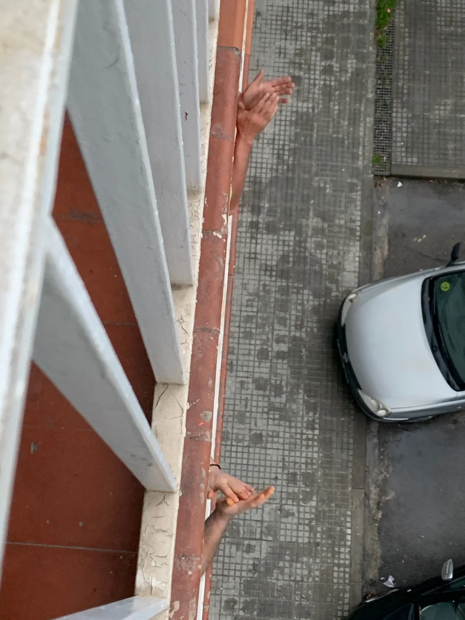 Some of my neighbors joining into the 8:00 p.m. nightly applause in honor of healthcare workers and other essential employees.