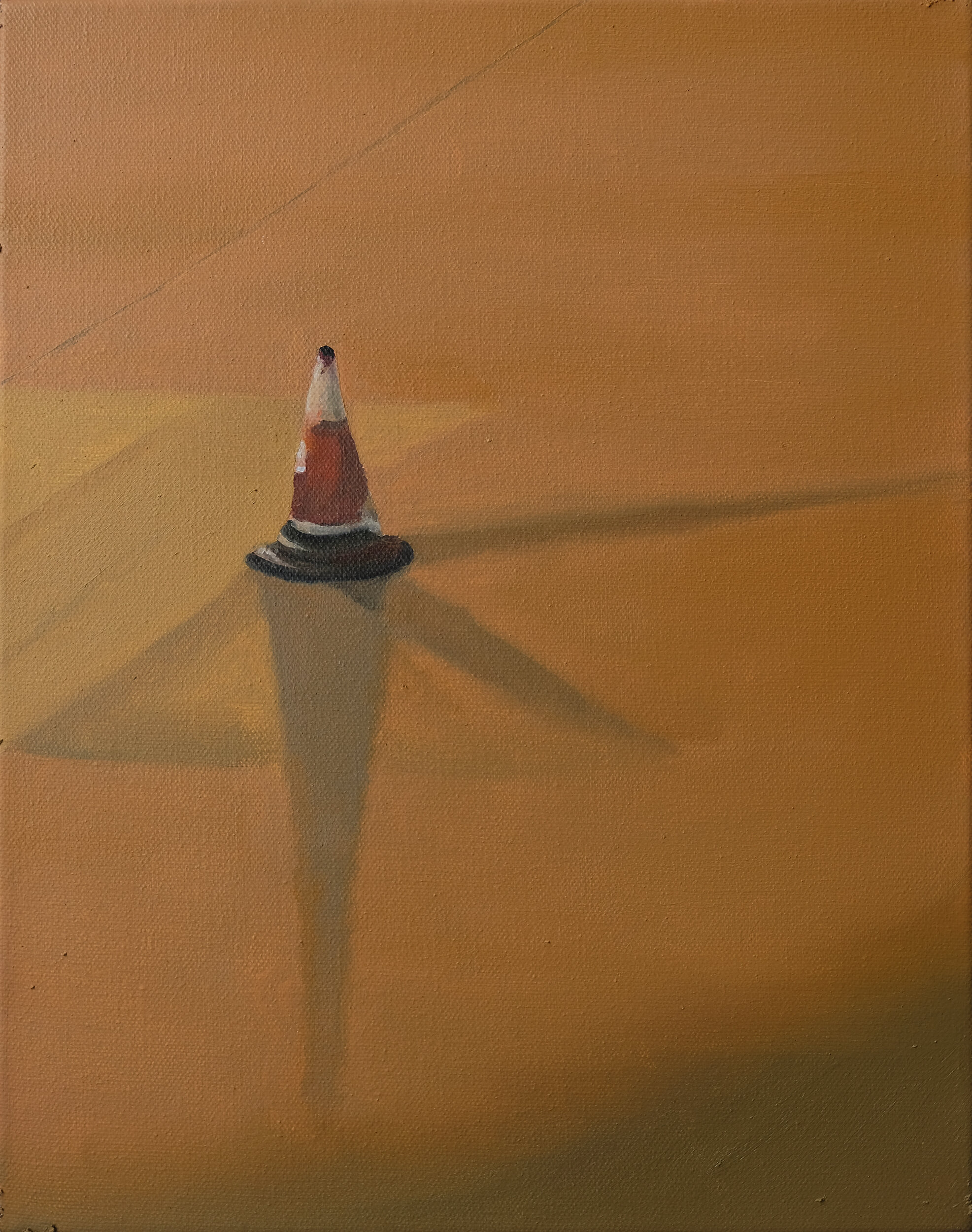 Cone with three shadows