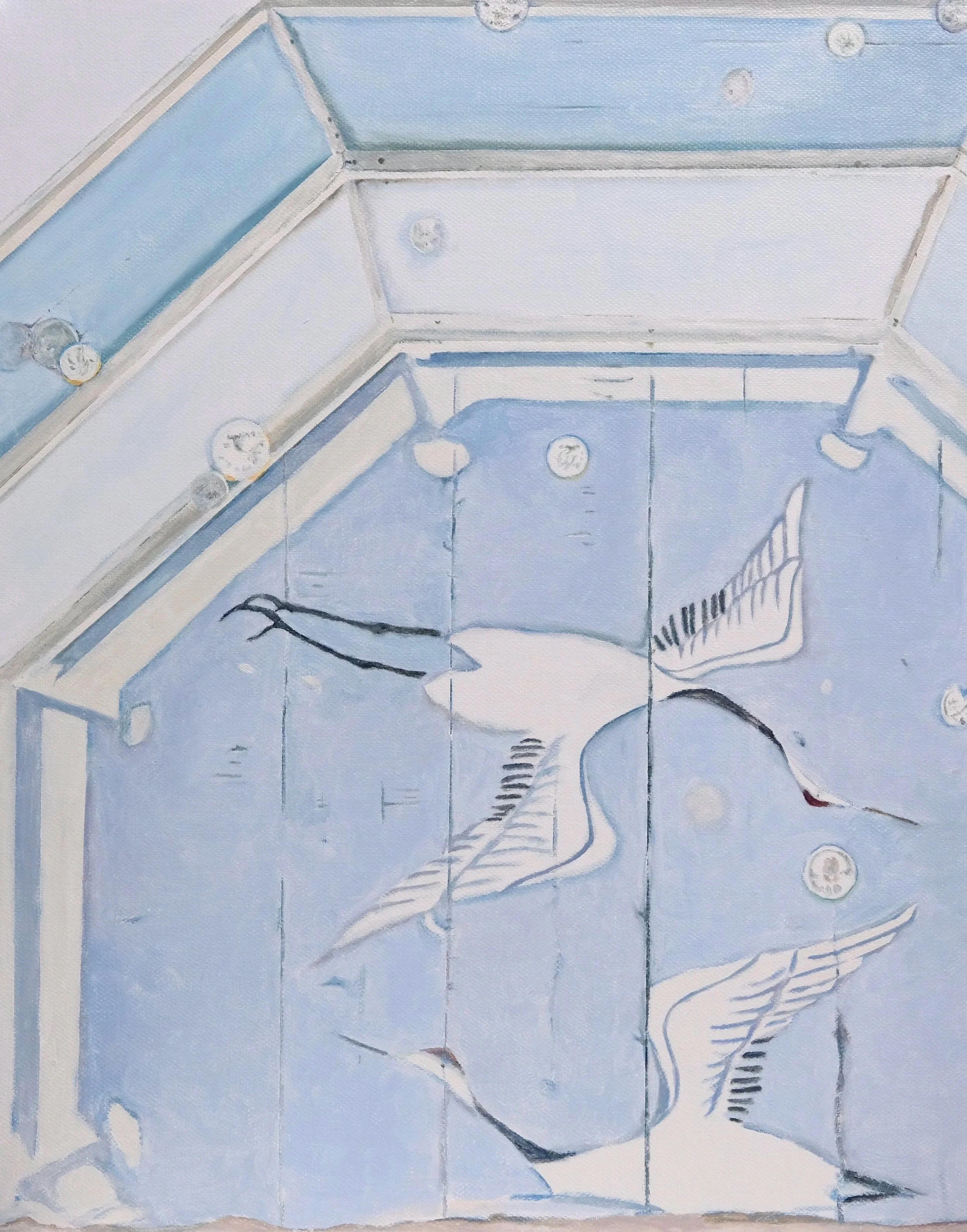 Keep the change · white crane