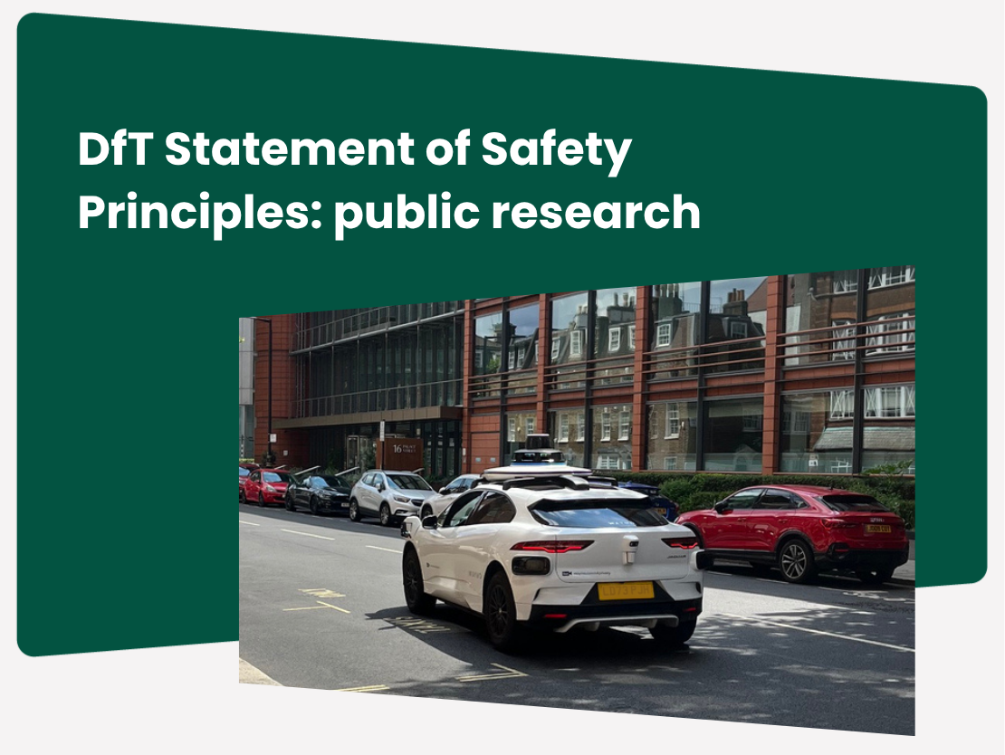 DfT Statement of Safety Principles