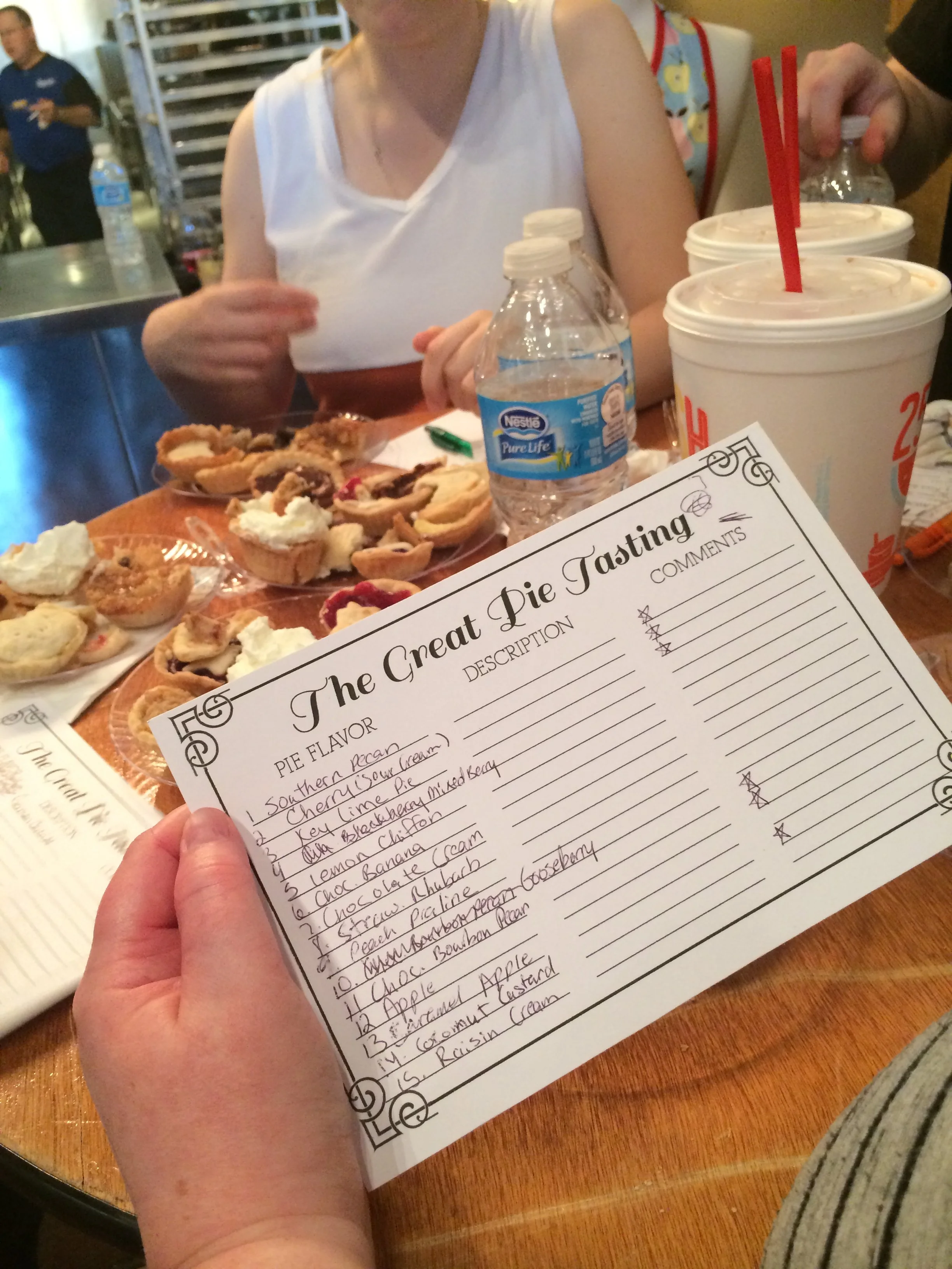 The Great Pie Tasting