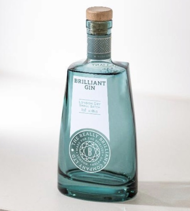 1. Brilliant Gin (London Dry - Small Batch) 70cl £39.00 available to purchase www.brilliantgin.co.uk