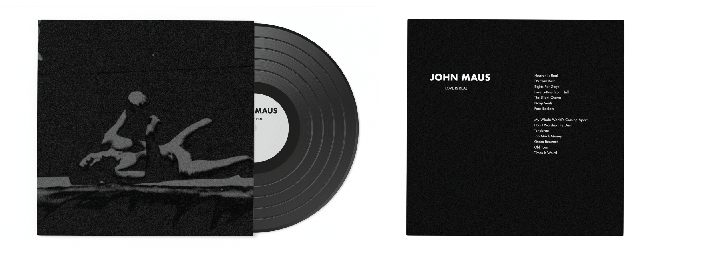  Design concept for John Maus’ album,  Love Is Real . 