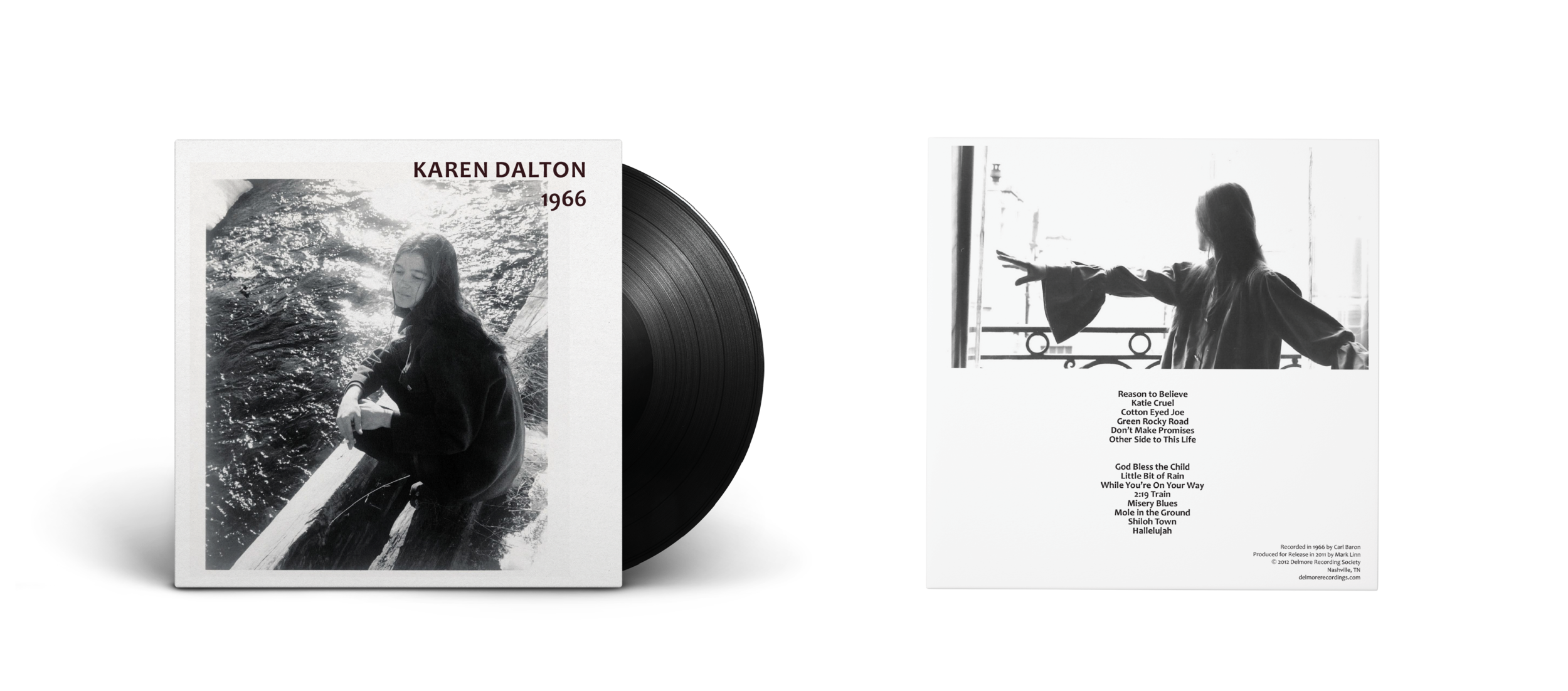  Design concept for Karen Dalton’s album,  1966.  