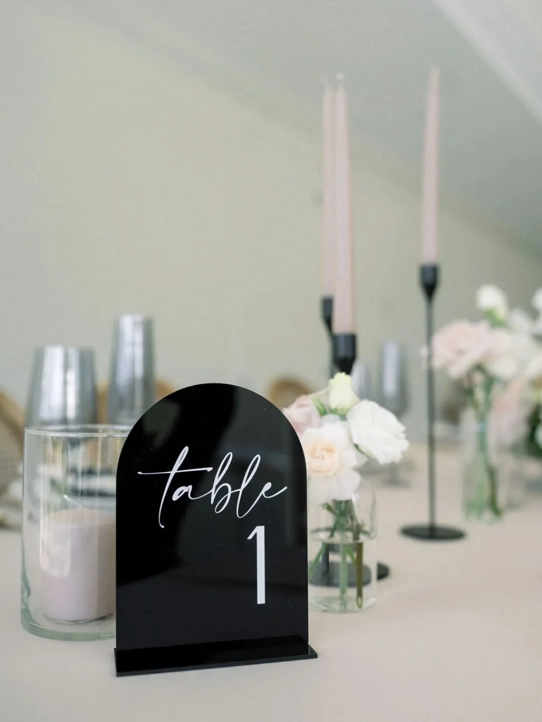 DID YOU KNOW....

We have various collections of table numbers for rent? 

Yes, I know you are soooo excited! 
We are too!

We will have the options ready to view soon.  For now, here's a peek at this stunner  option 

Ladies &amp; Gentlemen...

🖤 *