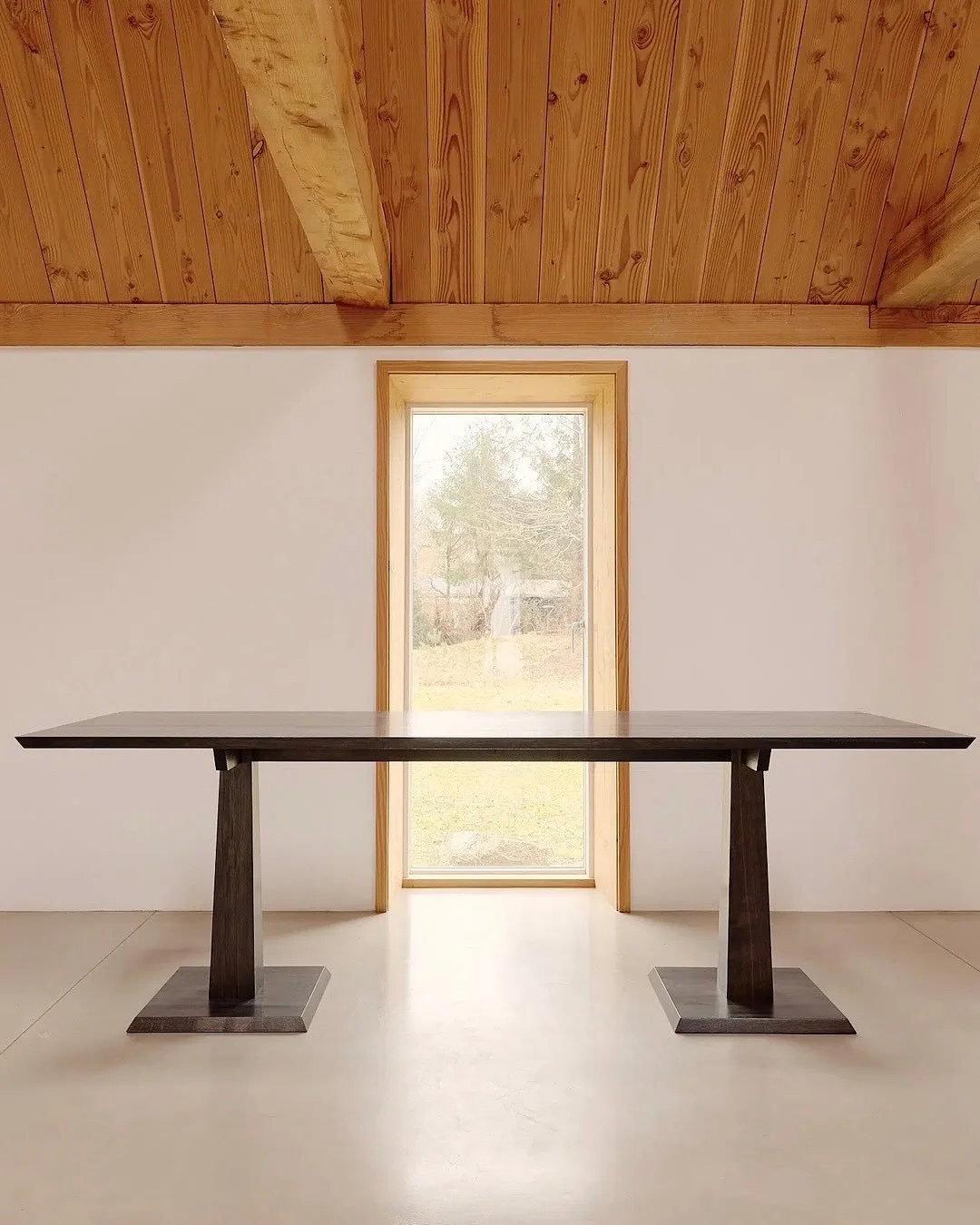 Marking a new collaboration between Malte Gormsen and Danish-Singaporean duo Christian+Jade, the MG215 Trapeza Table represents a fresh voice in the collection. Showcased at Maison &amp; Objet where Christian+Jade received a 2024 Rising Talents Award